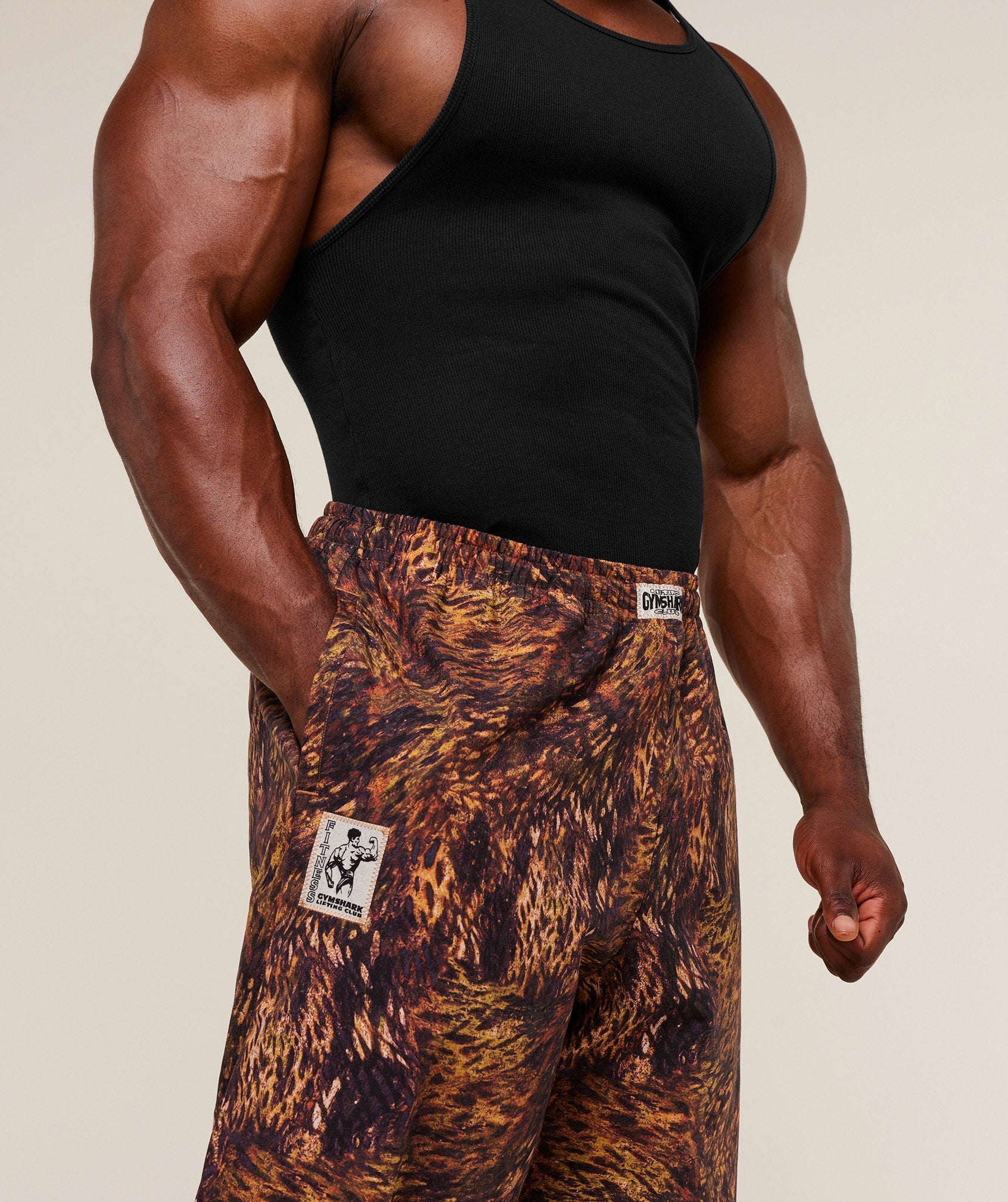 Gymshark Straight Leg Pumper Pants Spiced Brown