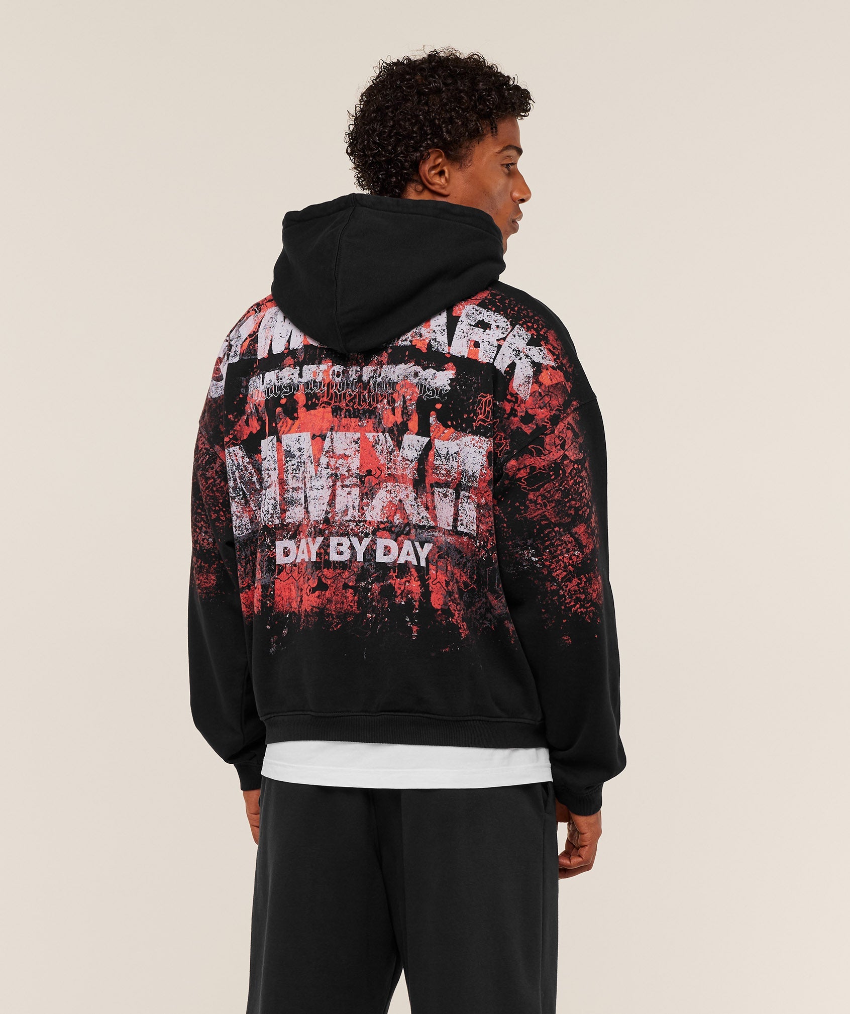 Gymshark Numerals Hoodie Black