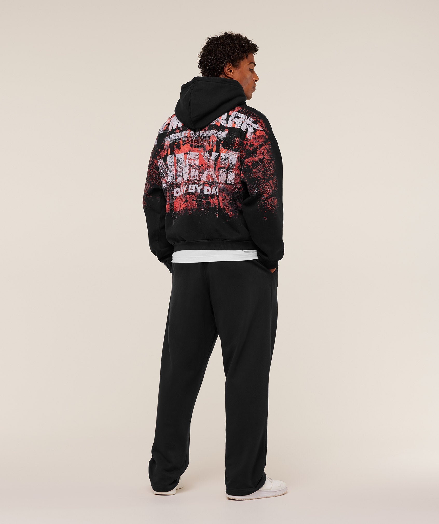 Gymshark Numerals Hoodie Black