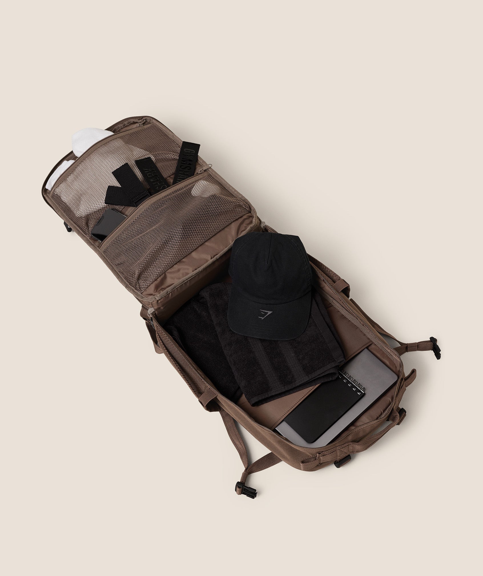 Women's Gymshark Tactical Backpack Soft Brown