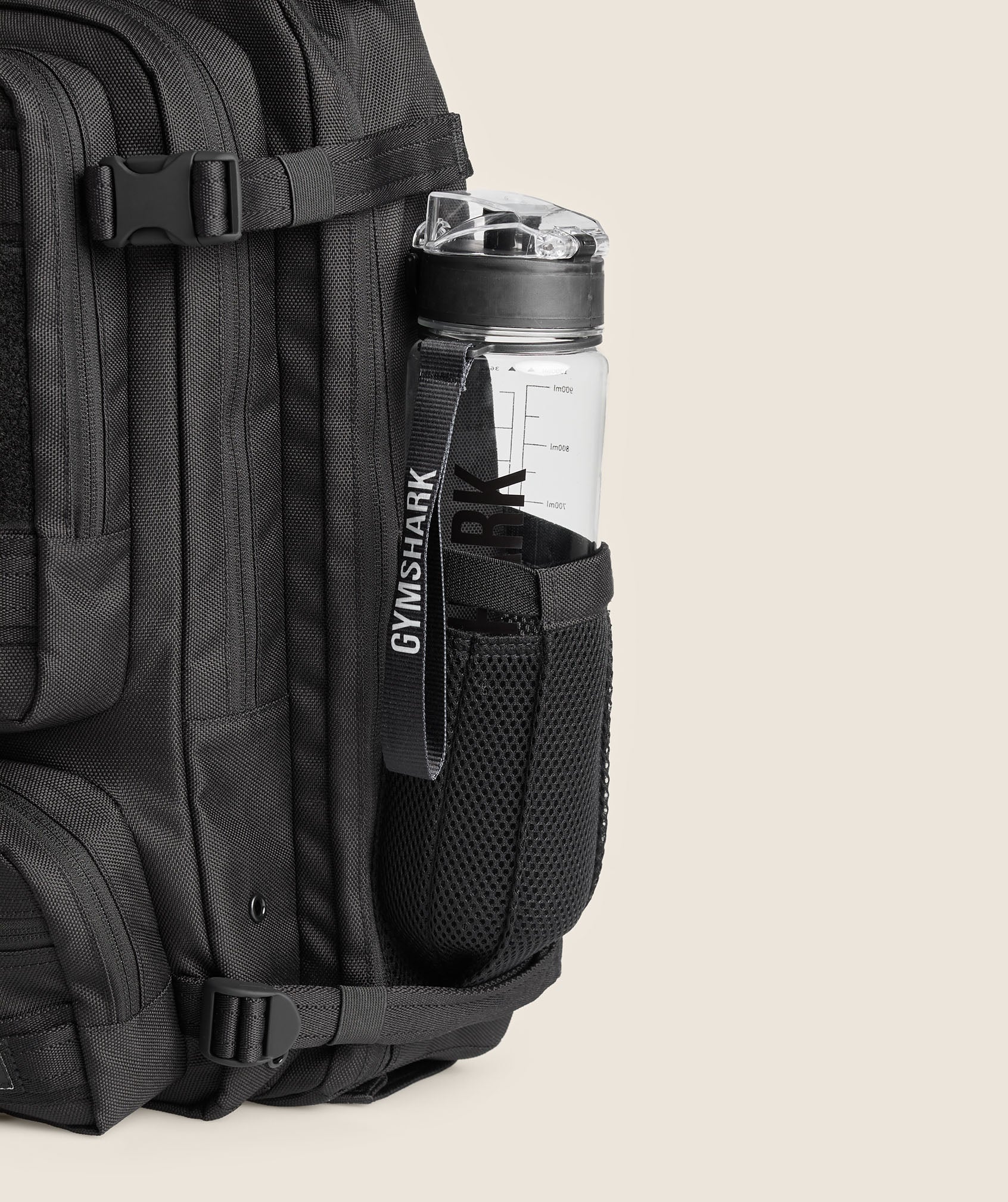 Women's Gymshark Tactical Backpack Black