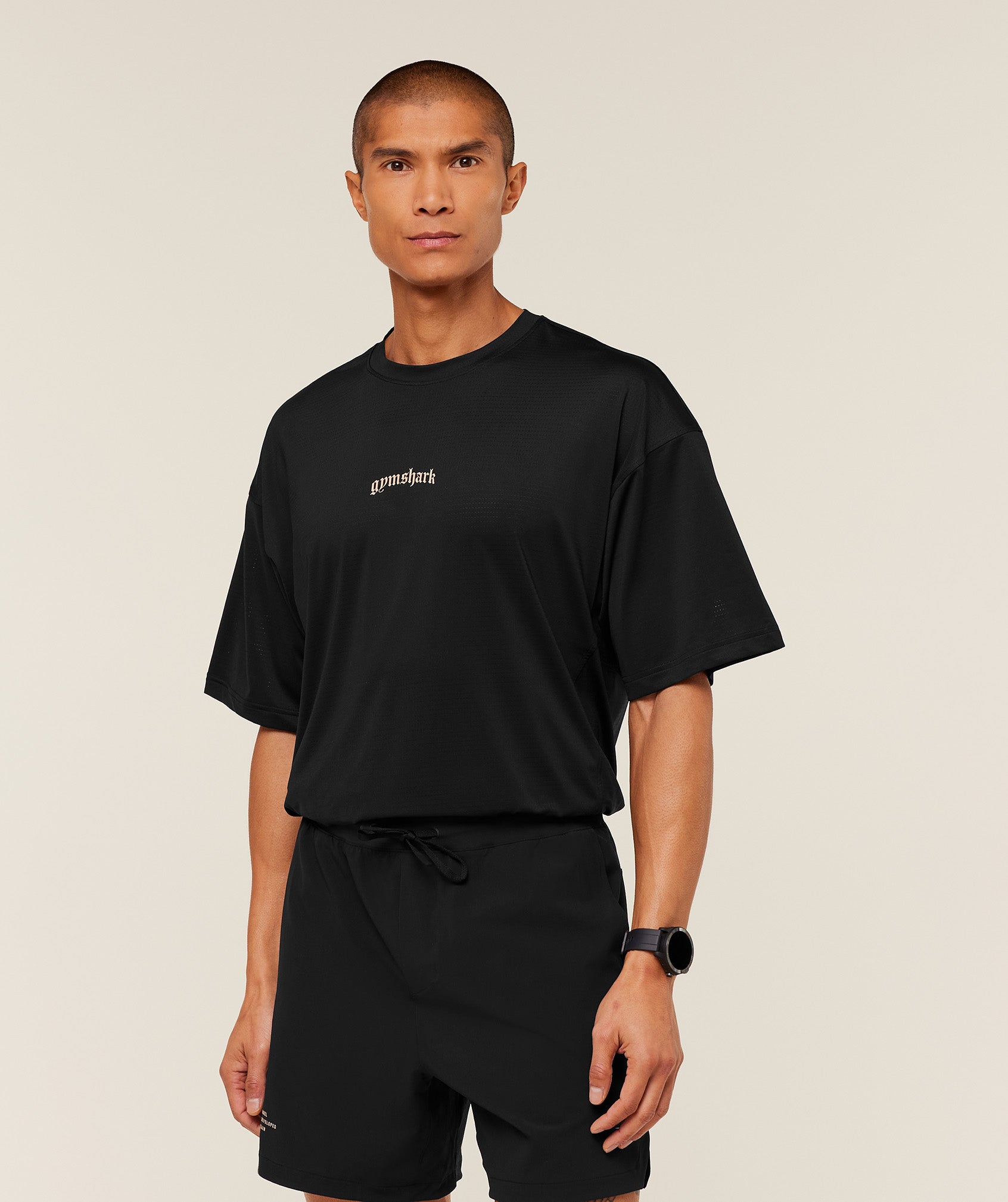 Gymshark Tactical Oversized T-Shirt Black