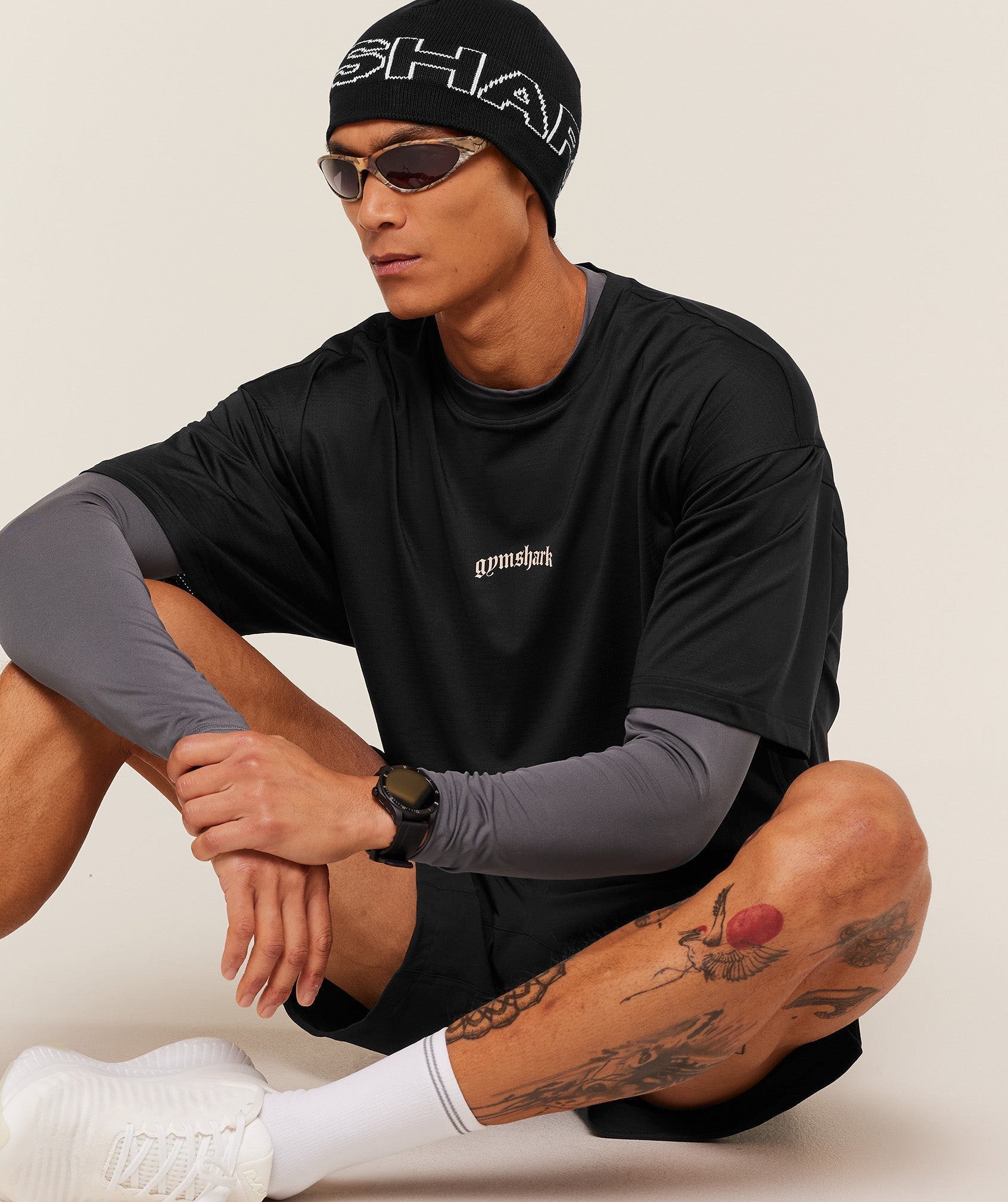 Gymshark Tactical Oversized T-Shirt Black