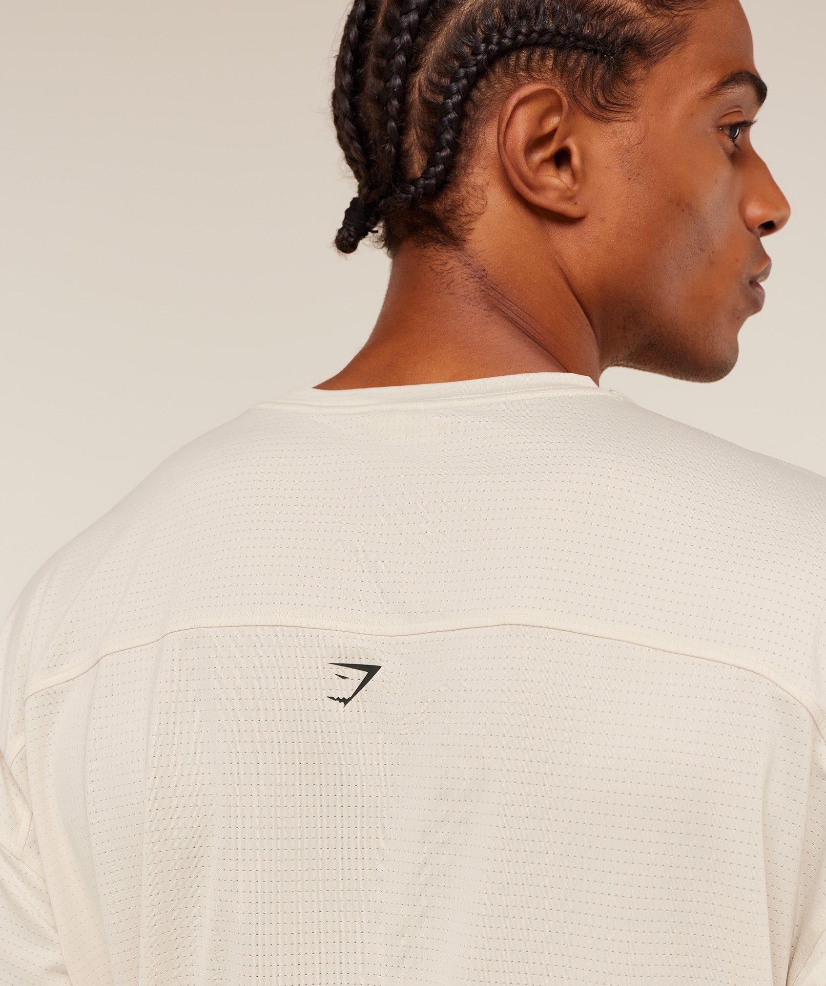 Gymshark Tactical Oversized T-Shirt Oat White