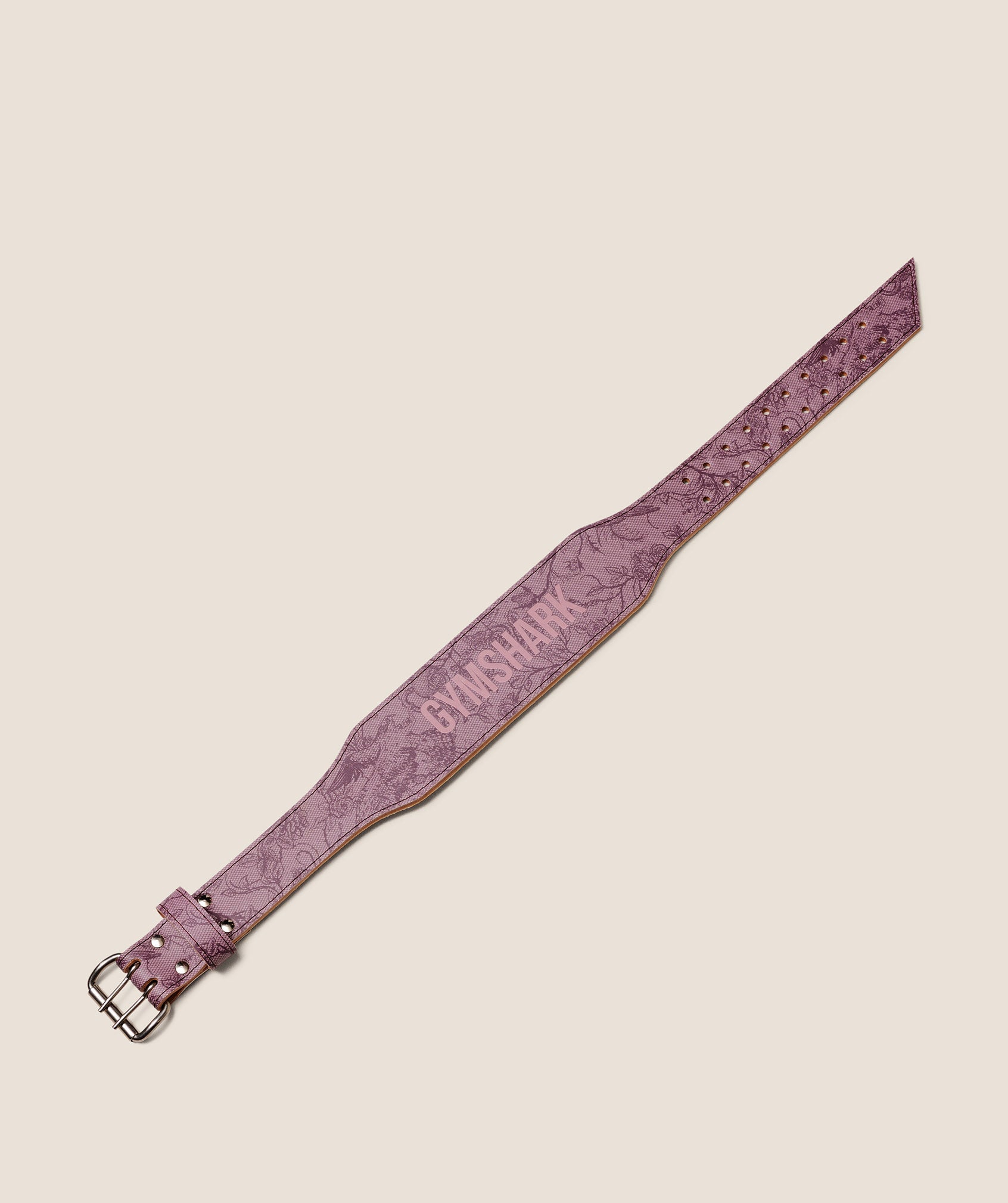 Women's Gymshark Lace Graphic Tapered Lifting Belt Impact Burgundy