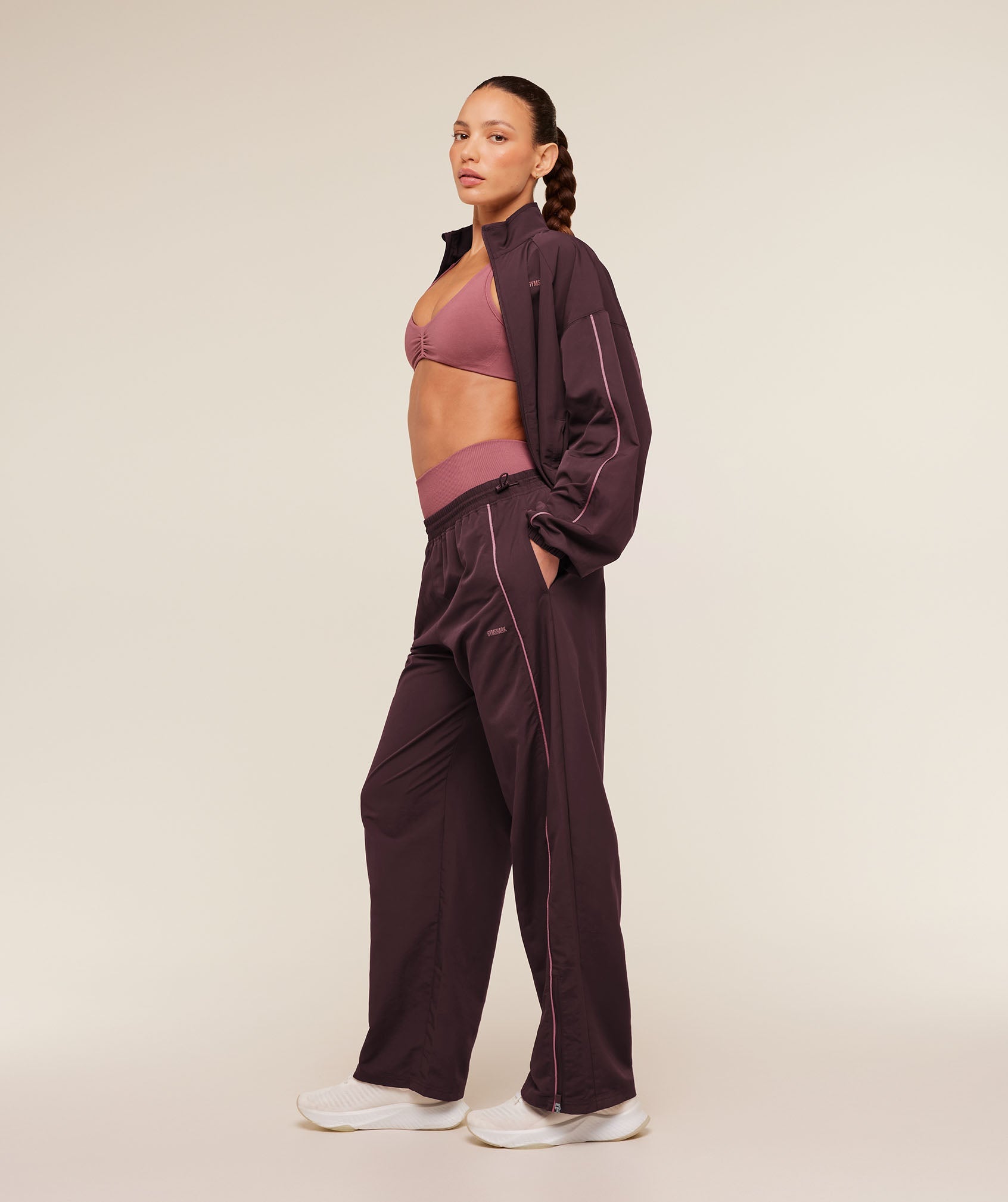Women's Gymshark To From Pants Cherry Purple