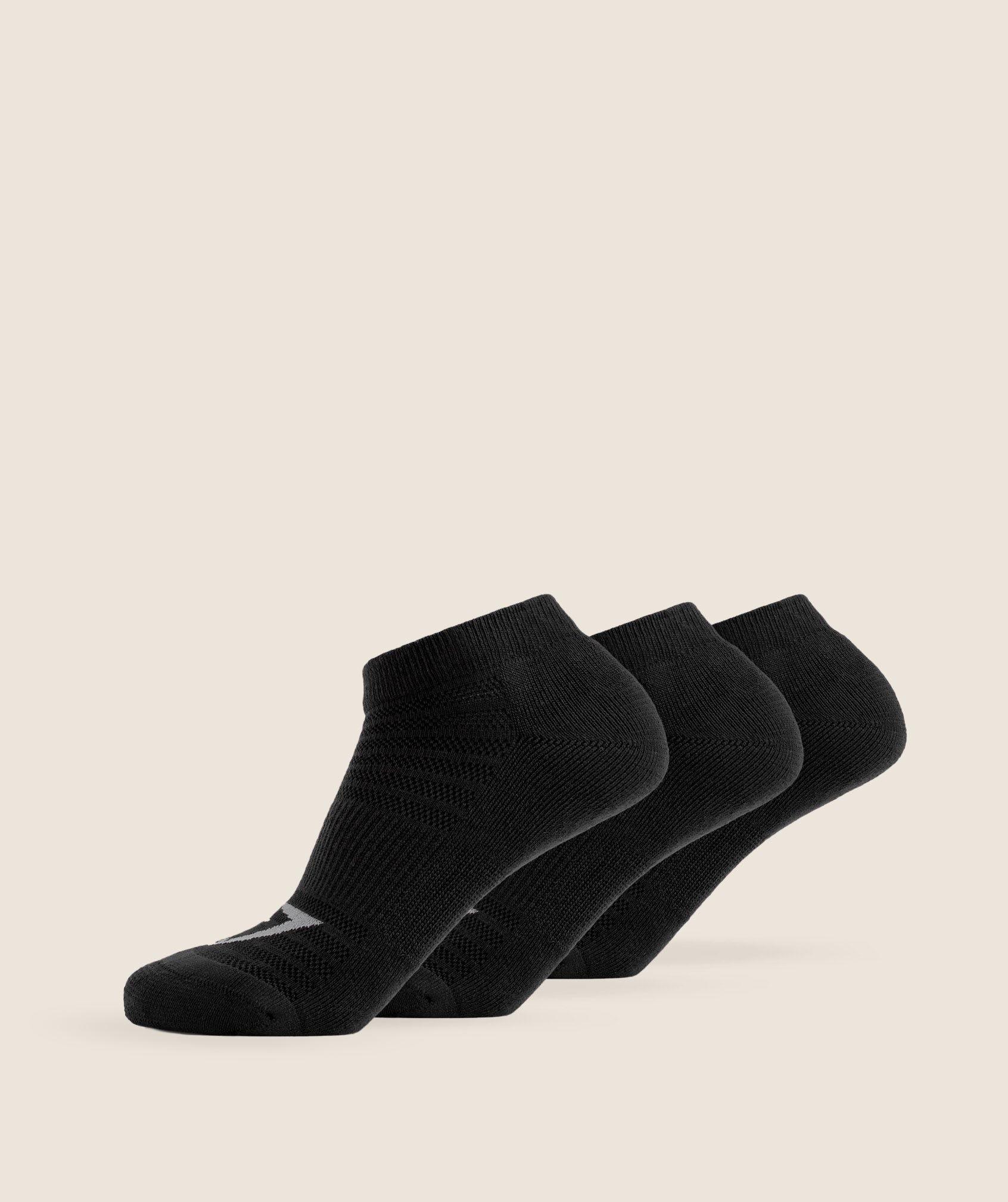 Women's Gymshark Trainer Socks 3Pk Black