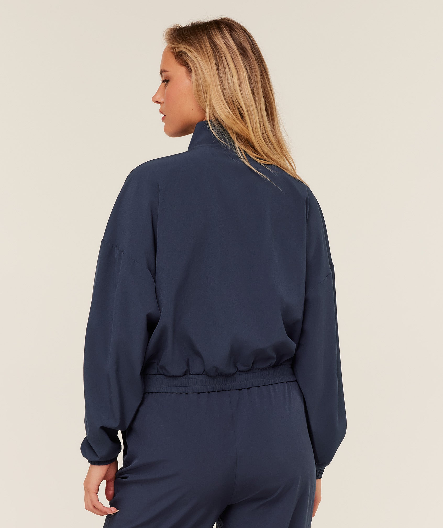 Women's Gymshark Training Everyday Woven Jacket Heavy Blue