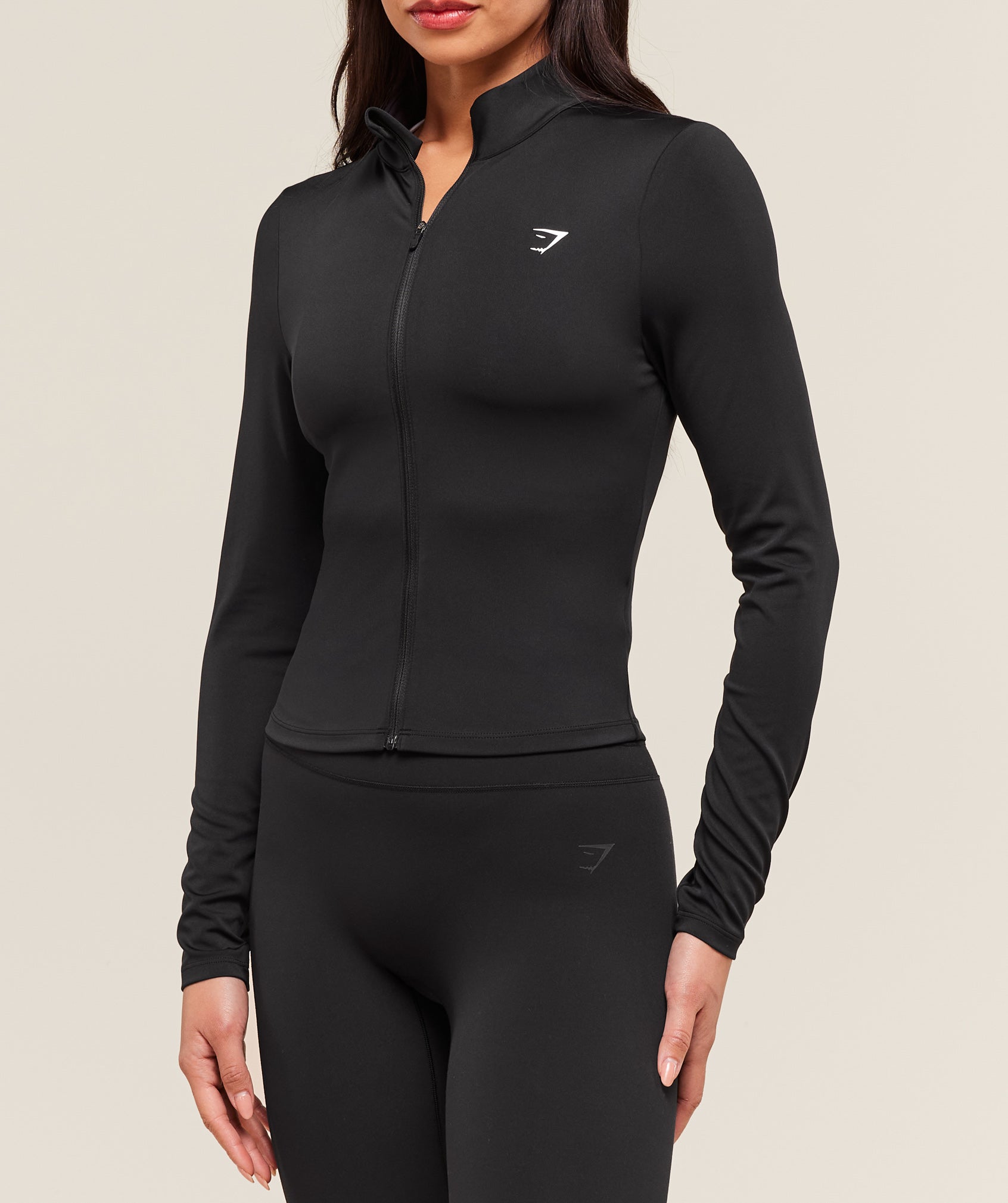 Women's Gymshark Training Zip Up Jacket Black