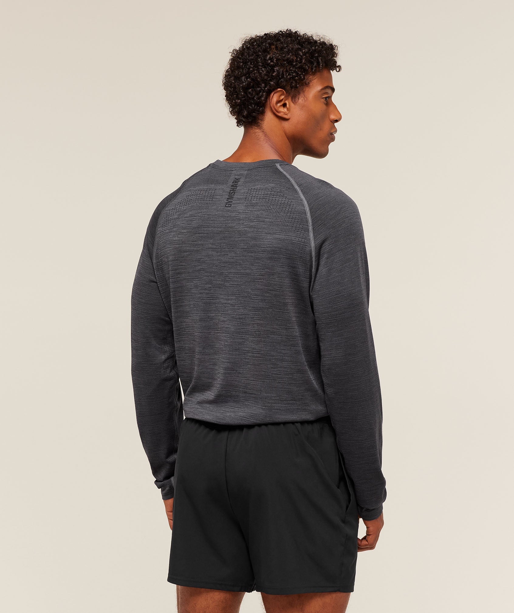 Gymshark Versatile Seamless Long Sleeve T-Shirt Dark Grey