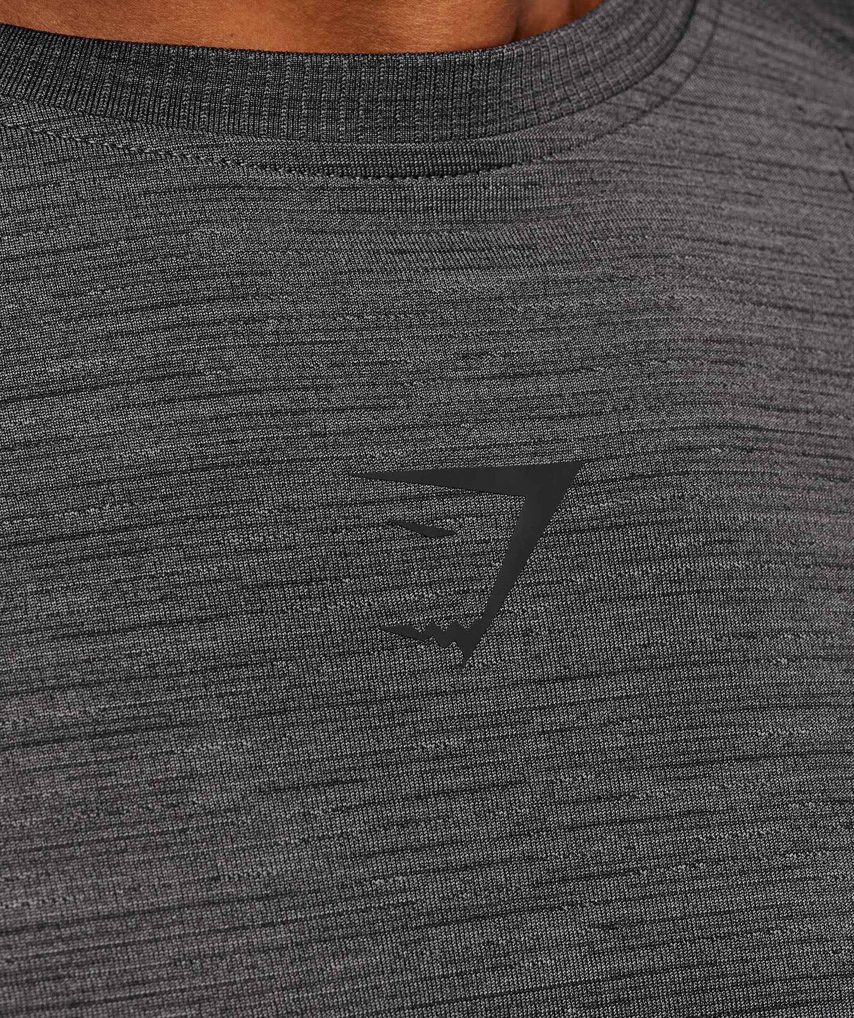 Gymshark Versatile Seamless Long Sleeve T-Shirt Dark Grey