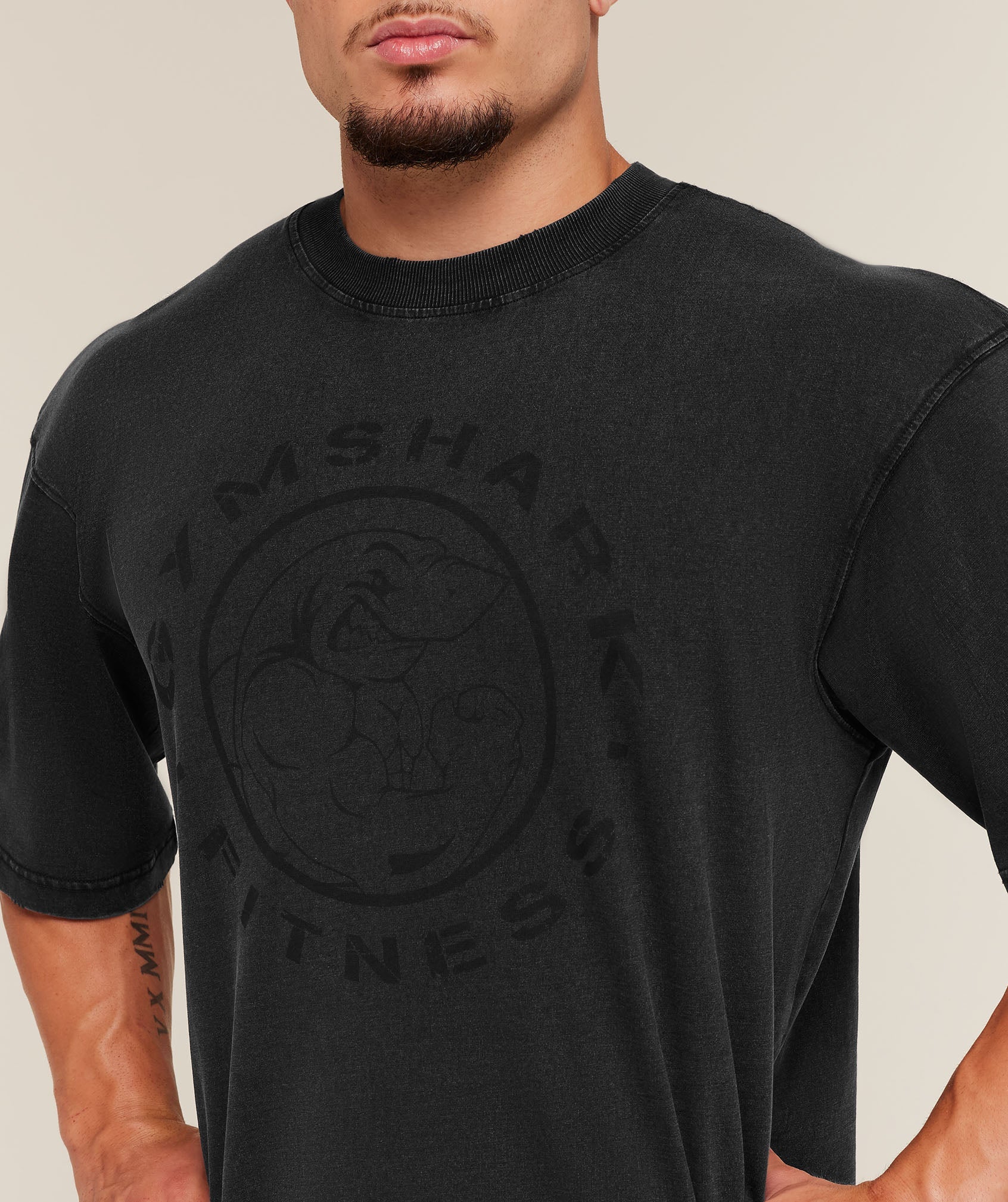 Gymshark Vintage Legacy T-Shirt Black
