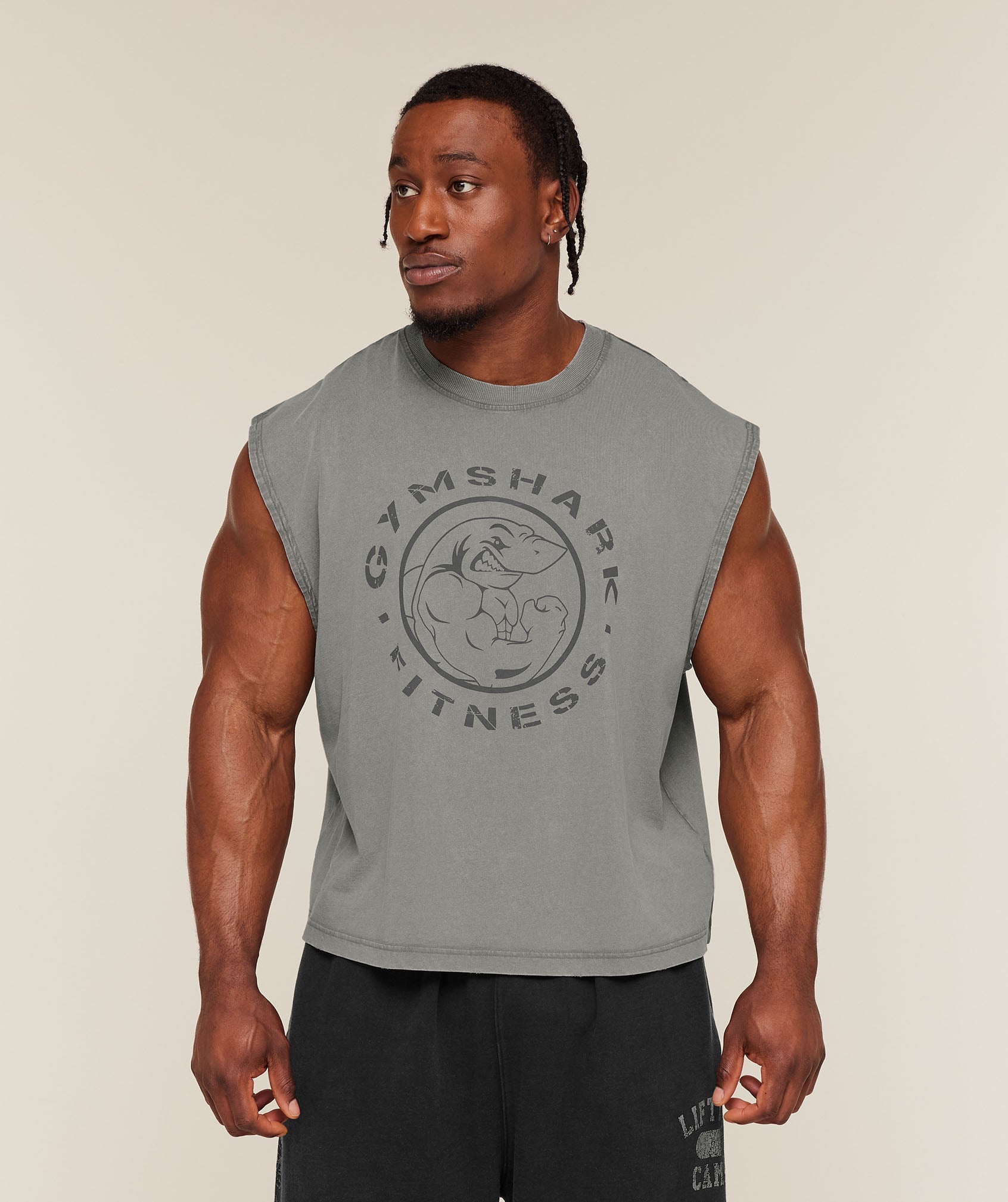 Gymshark Vintage Legacy Tank Ash Grey