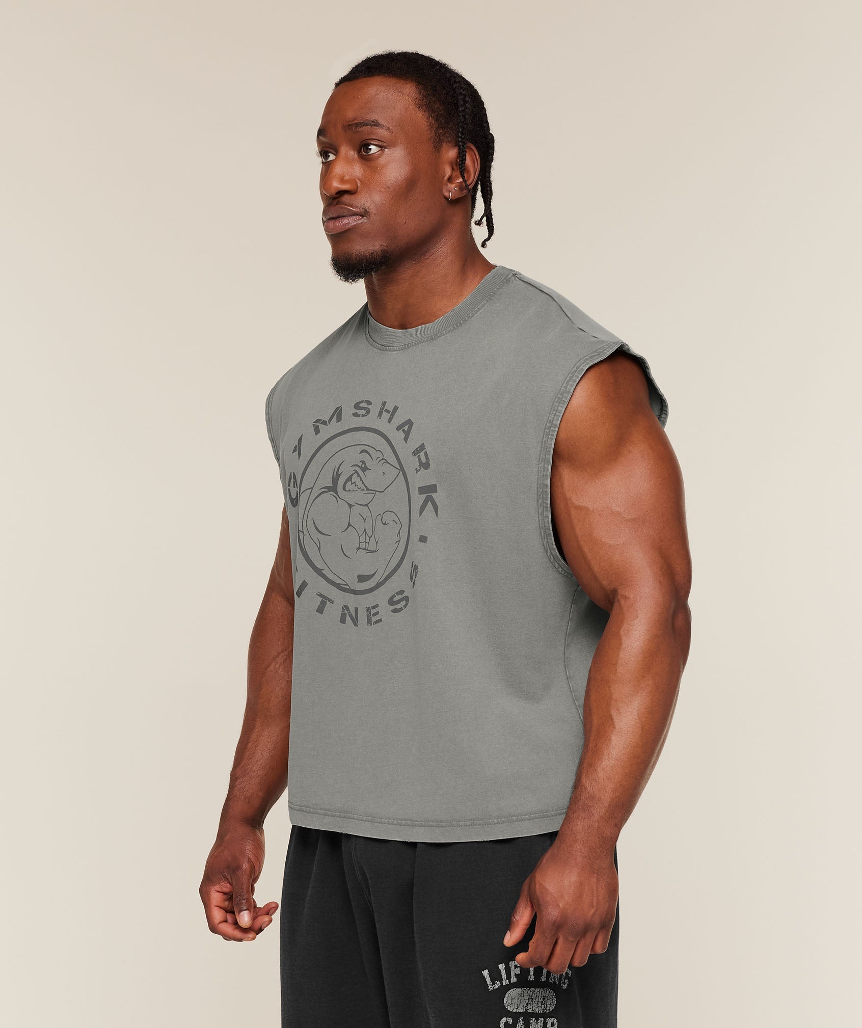 Gymshark Vintage Legacy Tank Ash Grey