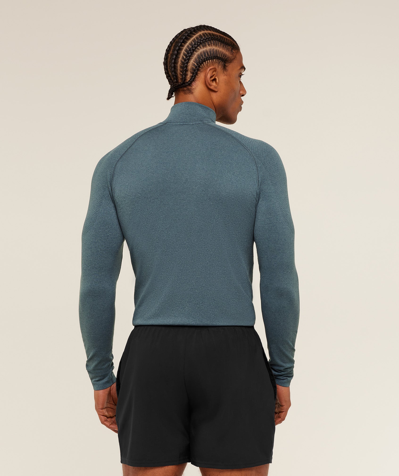 Gymshark Vital 1/4 Zip Iron Blue