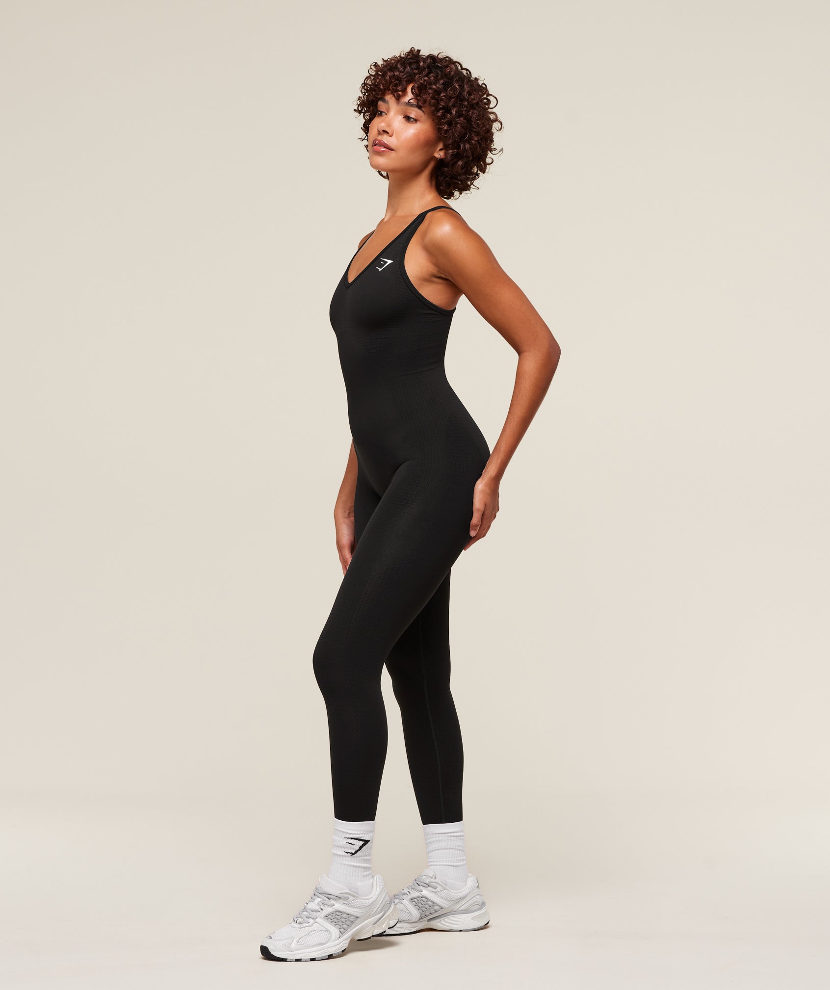 Women's Gymshark Vital Soft All In One Black