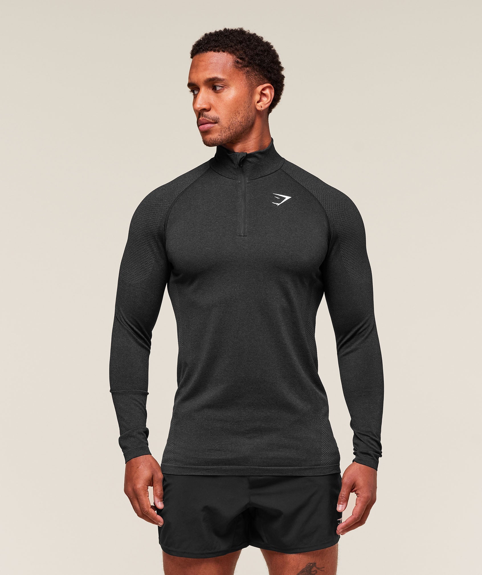 Gymshark Vital 1/4 Zip Black