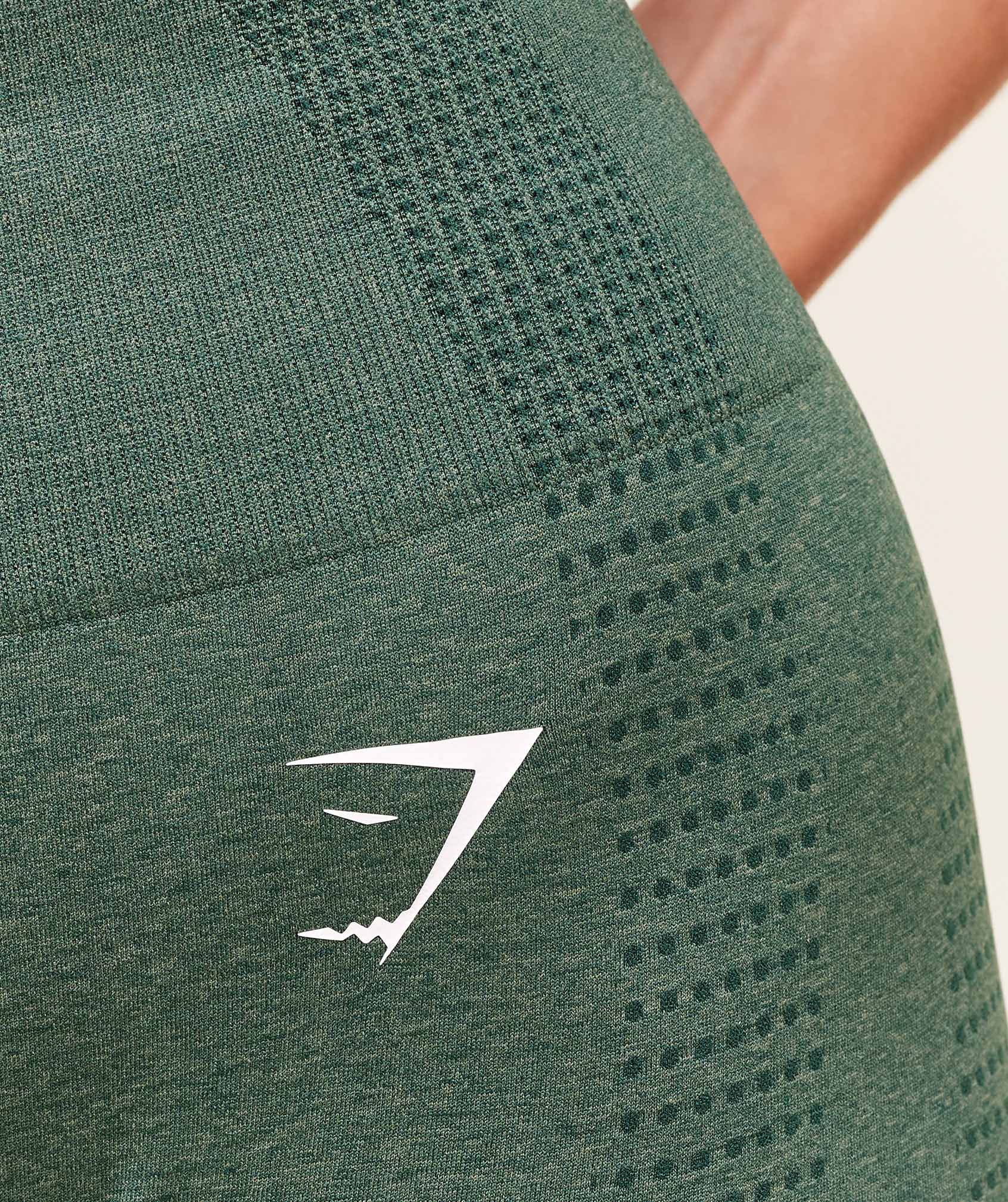 Women's Gymshark Vital Regular Leggings Dark Green Marl