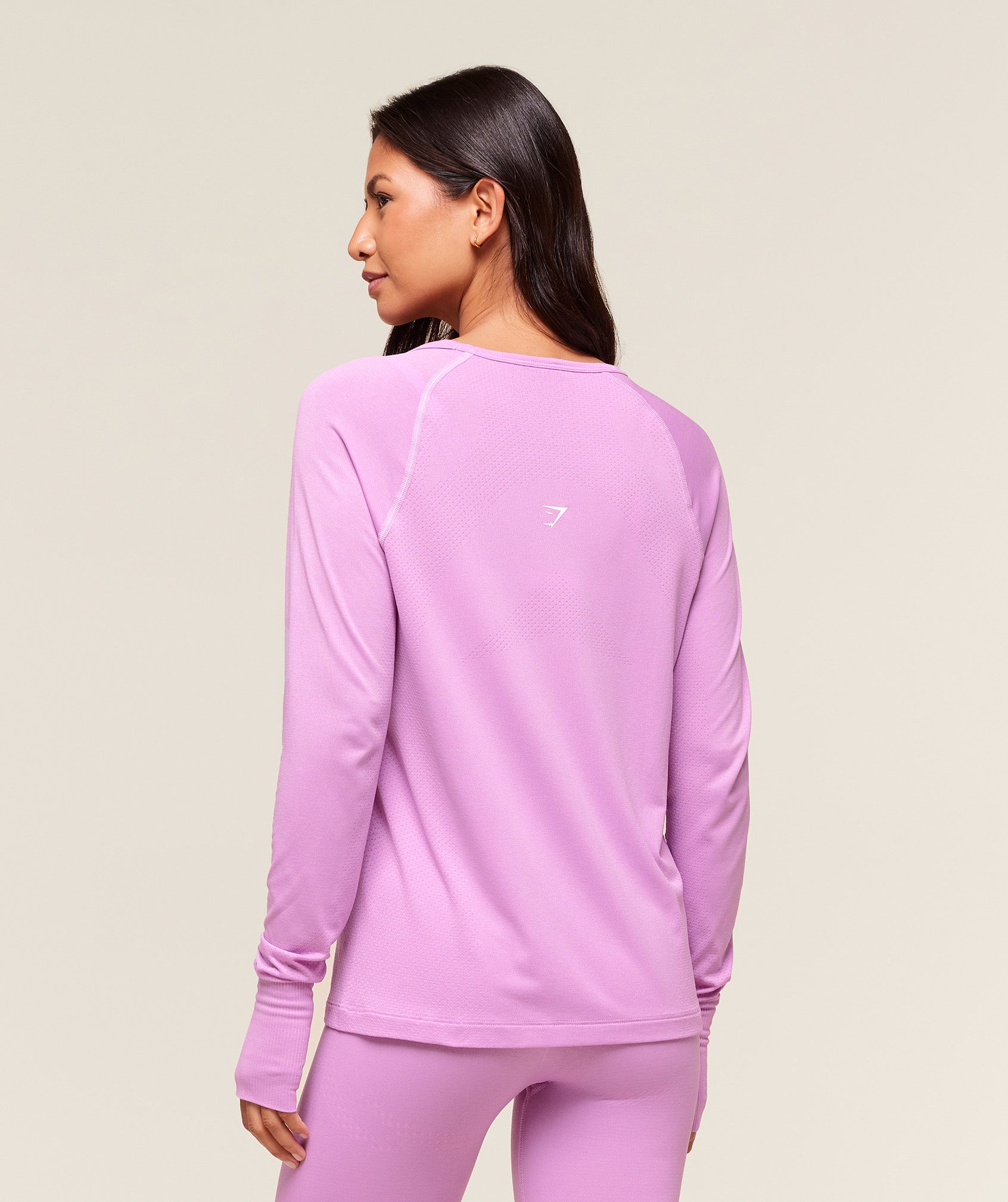 Women's Gymshark Vital Light Long Sleeve Top Sour Pink Marl
