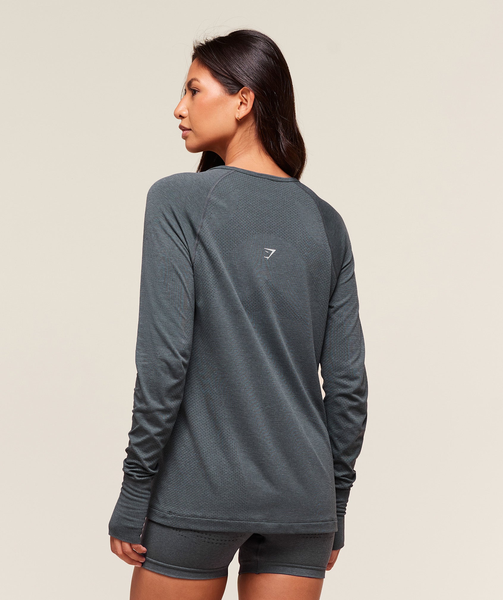 Women's Gymshark Vital Light Long Sleeve Top Strong Grey