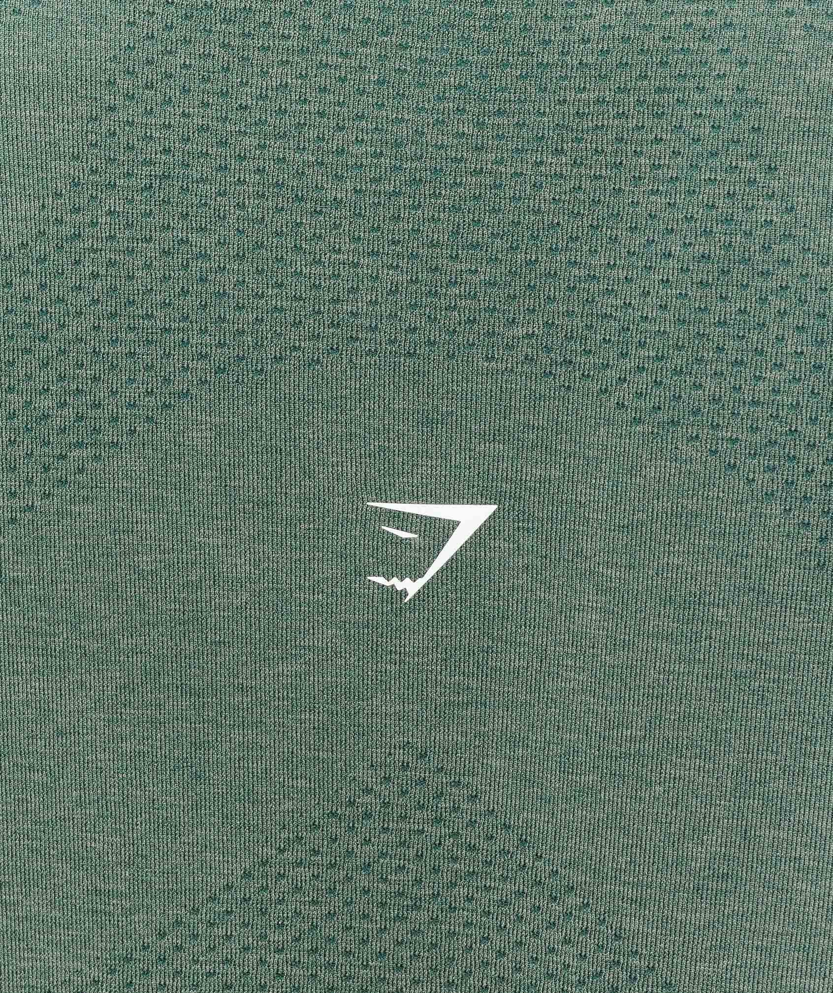 Women's Gymshark Vital Light Long Sleeve Top Obsidian Green Marl