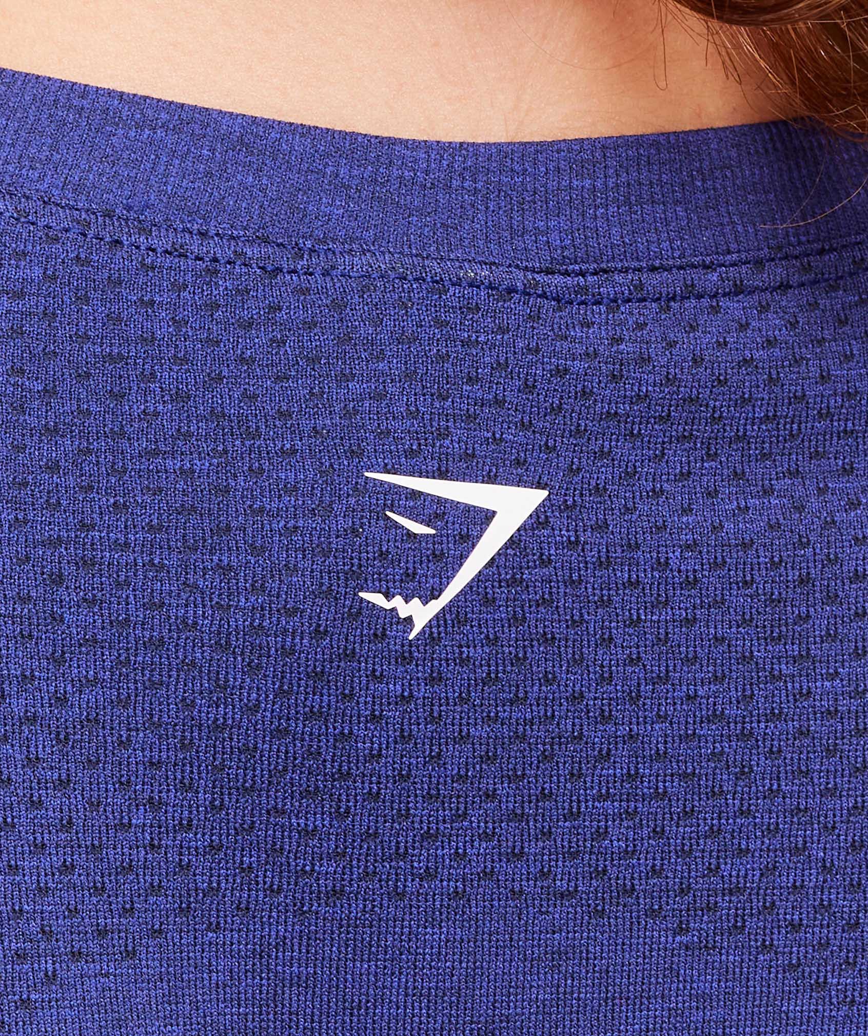 Women's Gymshark Vital Light T-Shirt Cobalt Purple Marl
