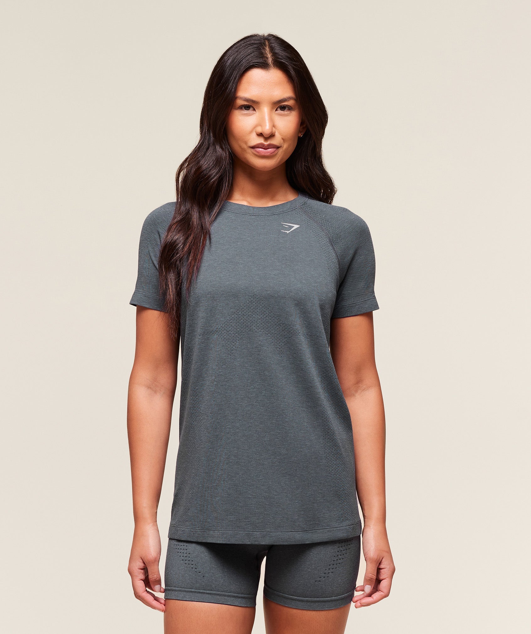 Women's Gymshark Vital Light T-Shirt Strong Grey