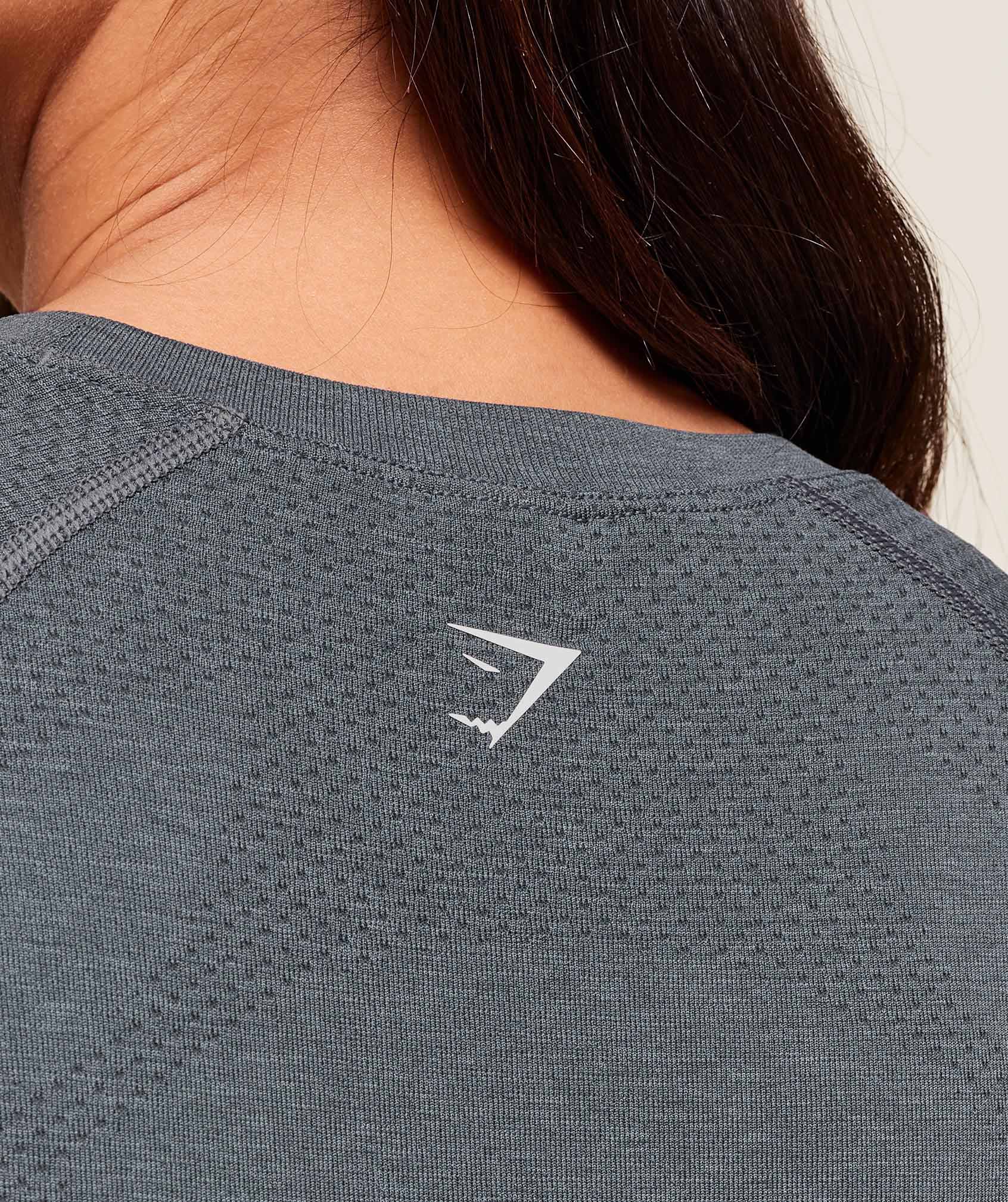 Women's Gymshark Vital Seamless 2.0 Light T-Shirt Strong Grey