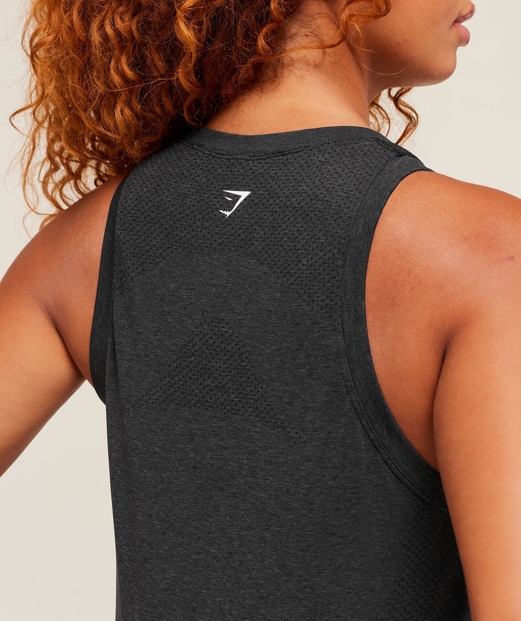 Women's Gymshark Vital Light Tank Black Marl
