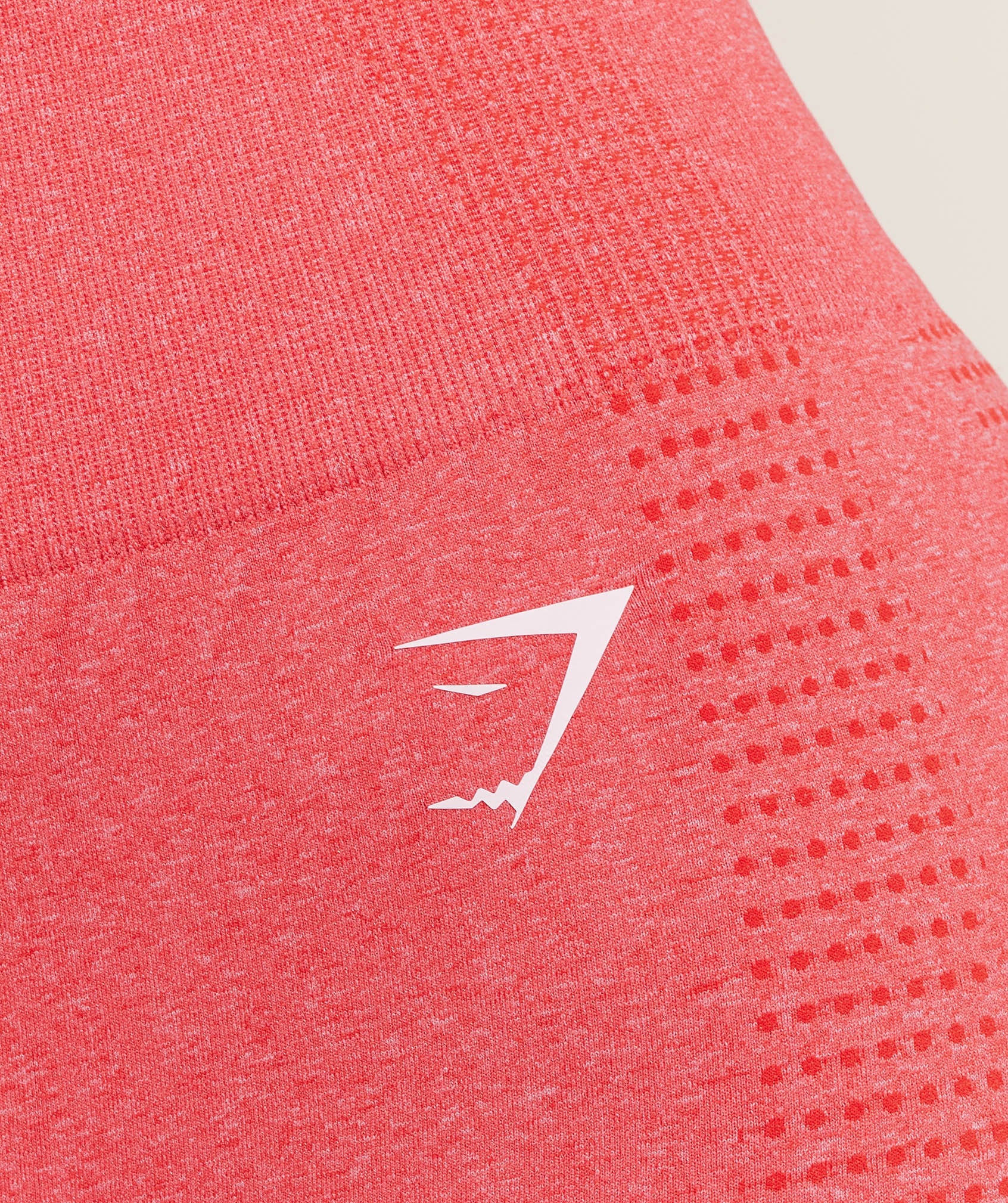 Women's Gymshark Vital Seamless Shorts Coral Red Marl