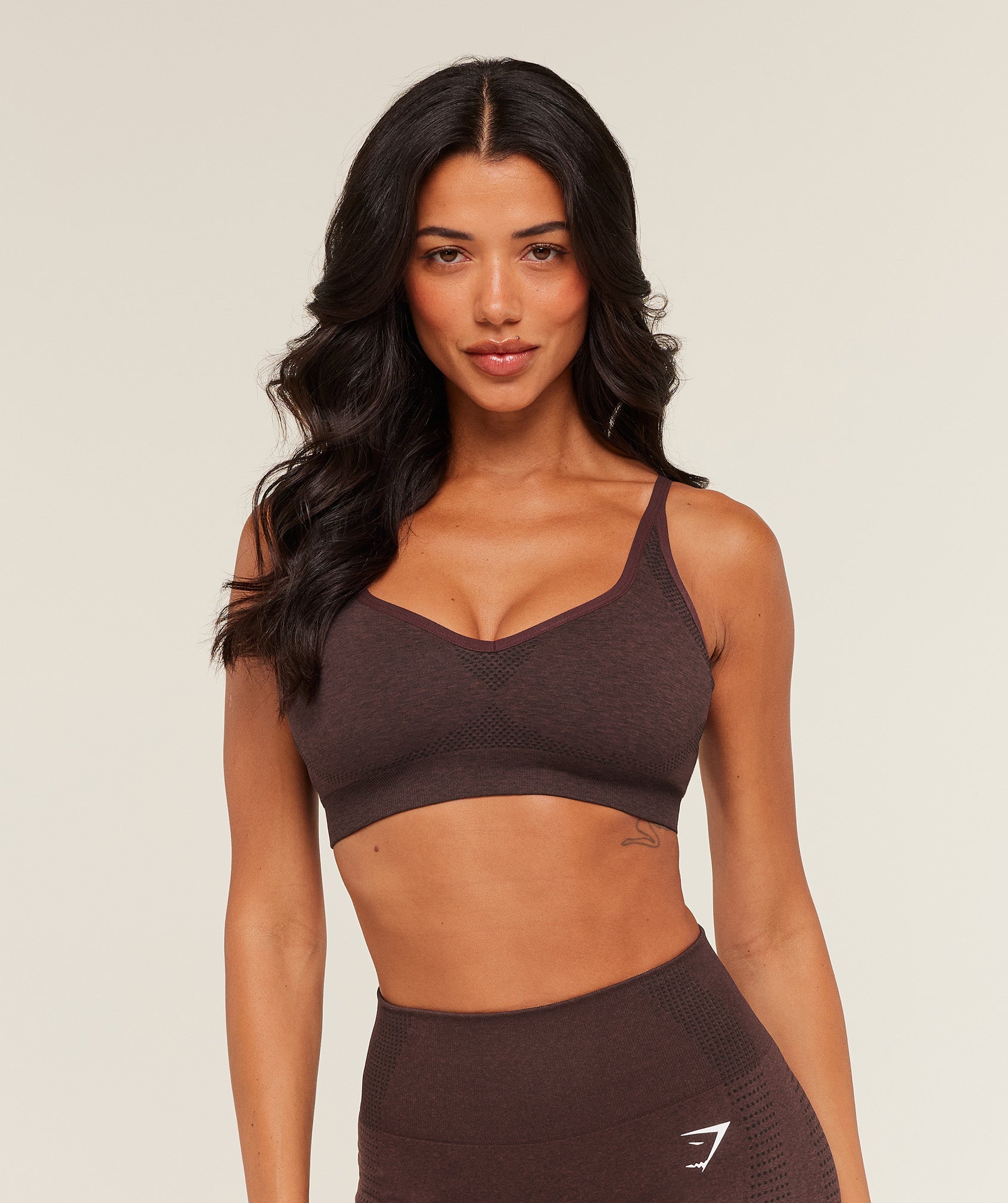 Women's Gymshark Vital Sports Bra Rich Maroon