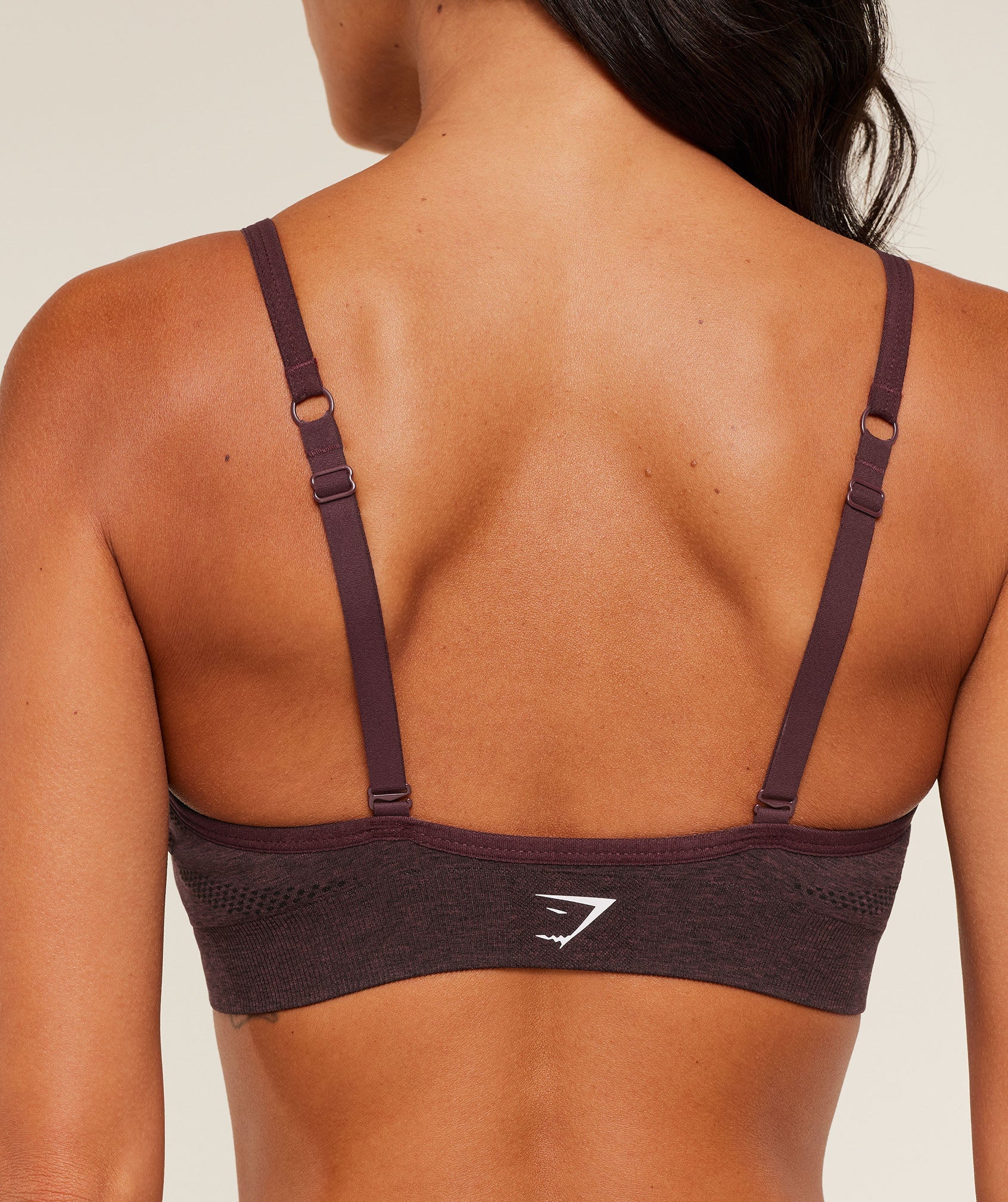 Women's Gymshark Vital Sports Bra Rich Maroon