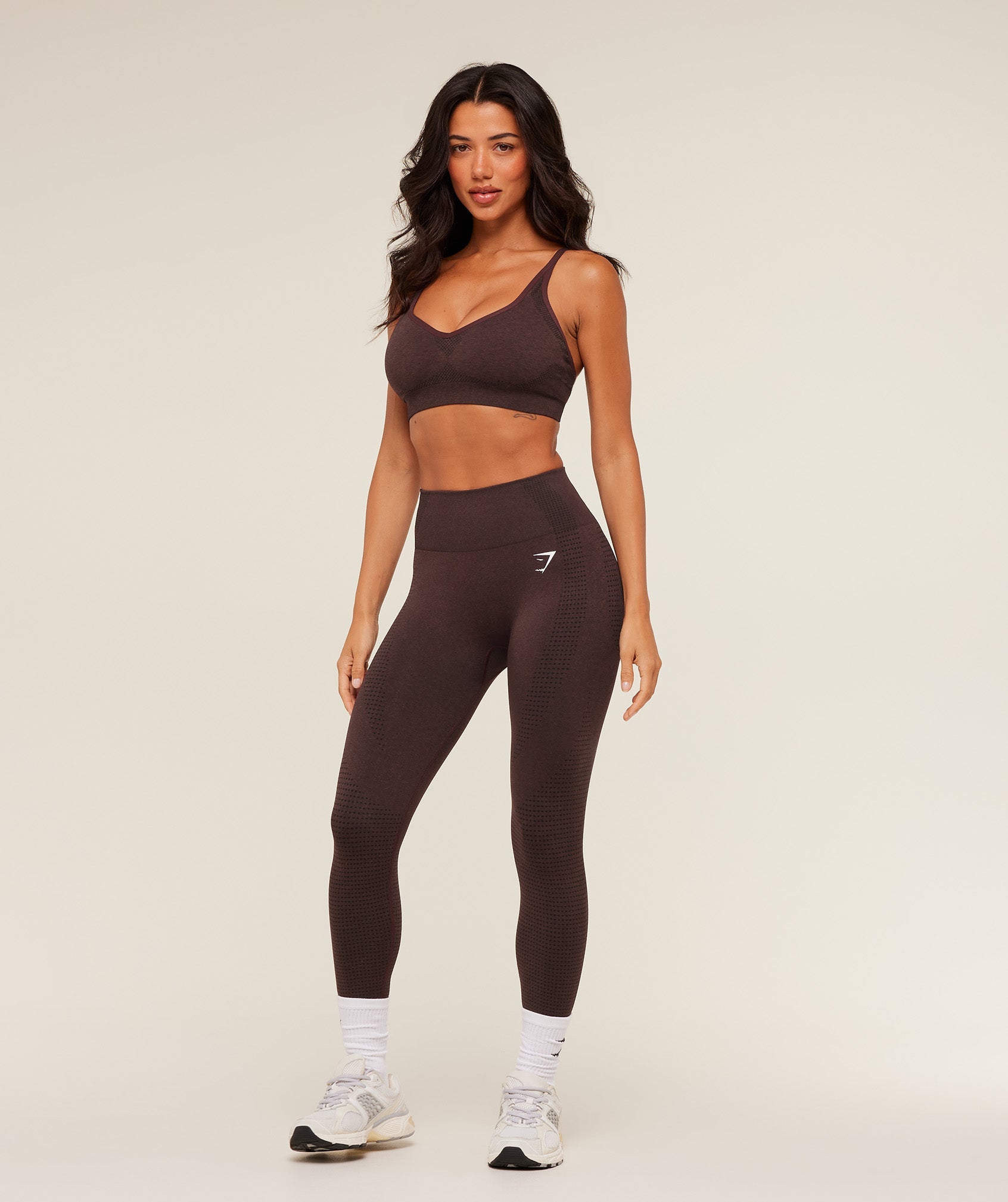Women's Gymshark Vital Sports Bra Rich Maroon