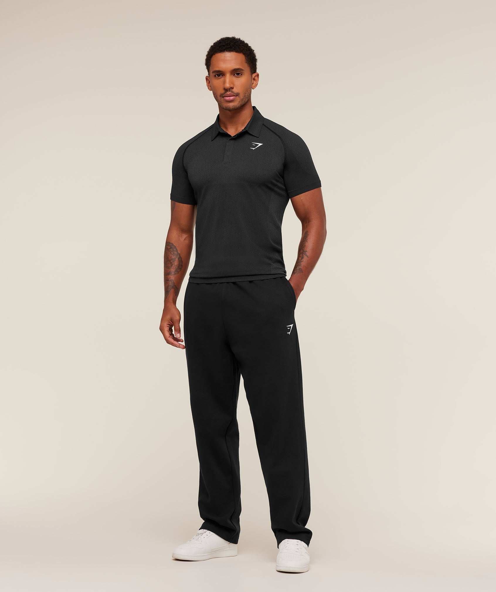 Gymshark Vital Polo Black