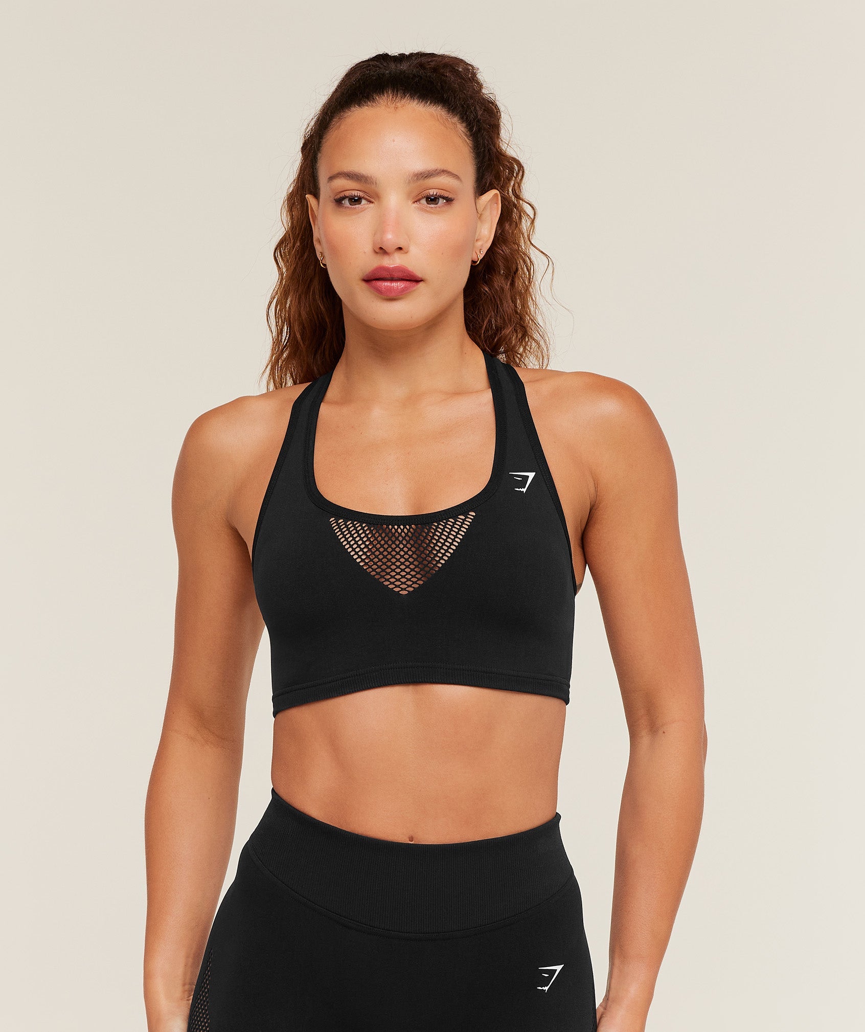 Women's Gymshark Warp Sports Bra Gs Black
