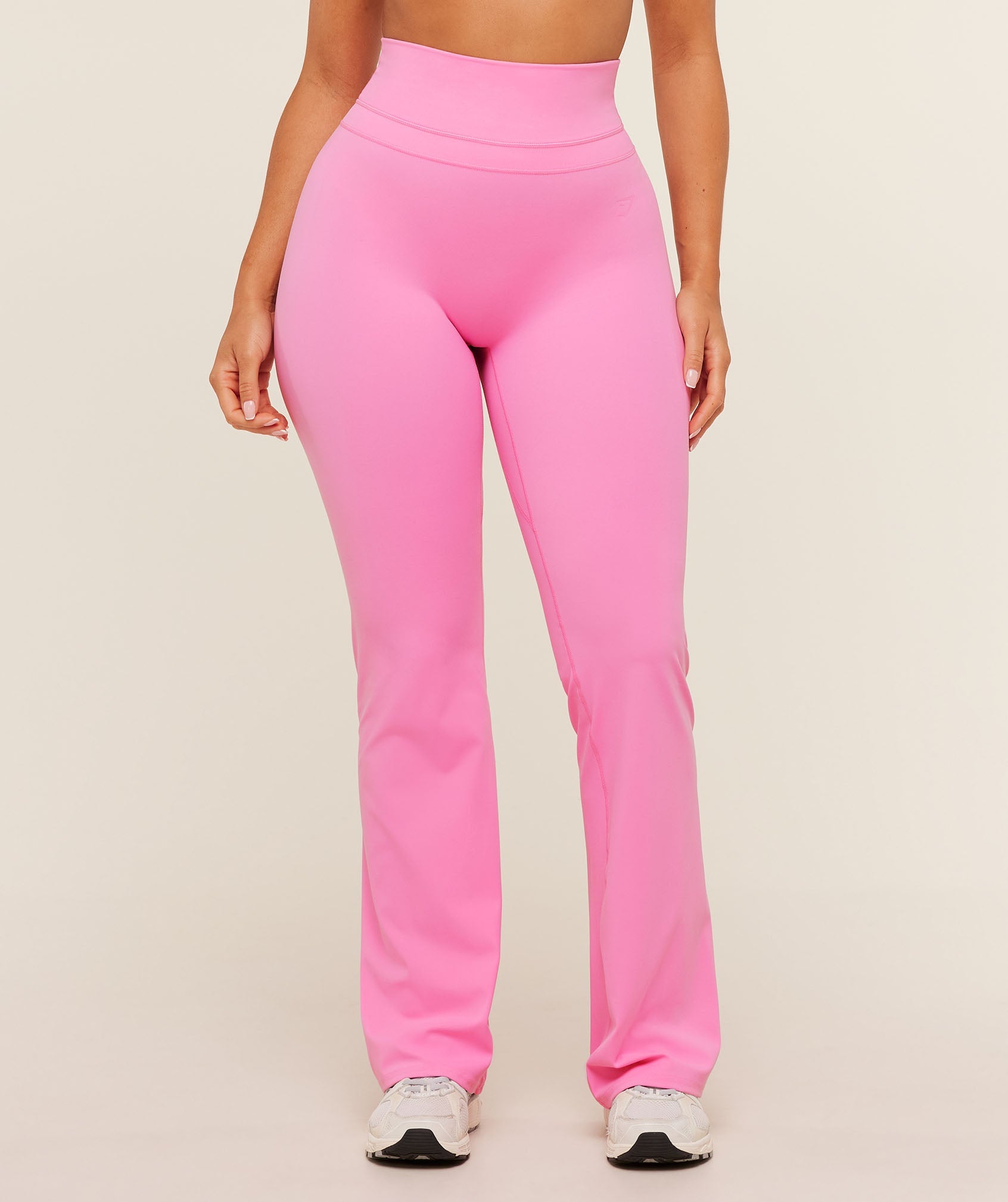 Women's Gymshark Whitney Regular Flared Legging Focus Pink