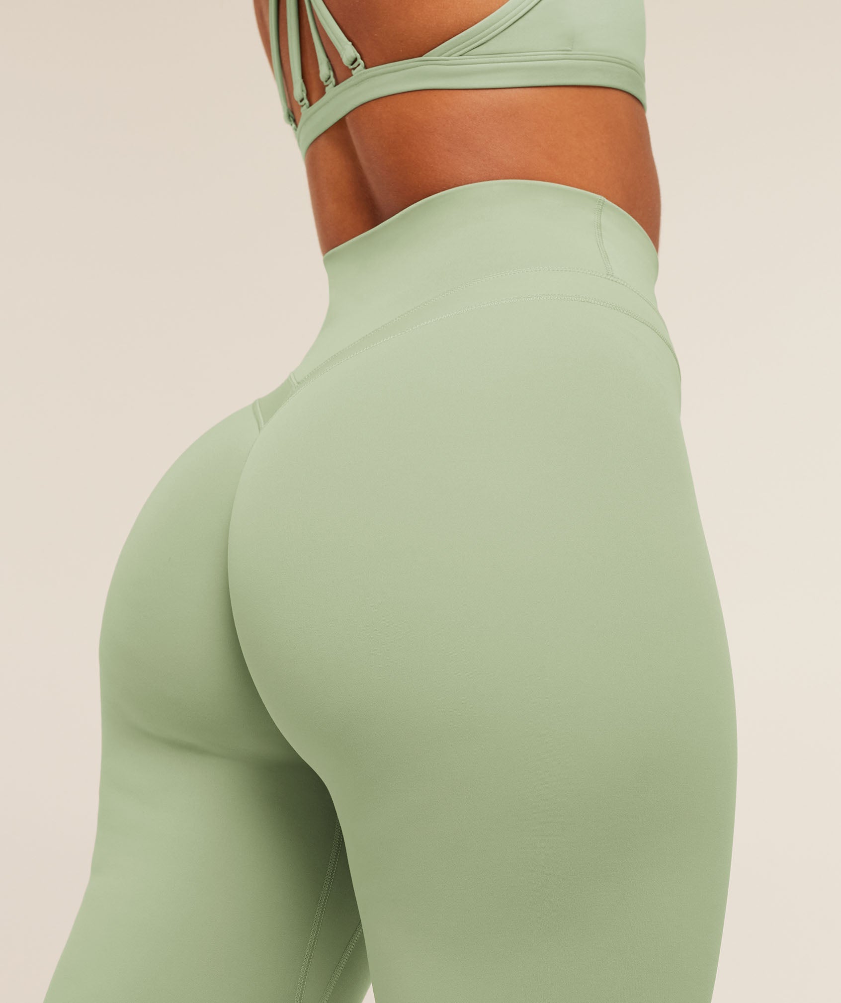 Women's Gymshark Whitney Regular Flared Legging Haze Green