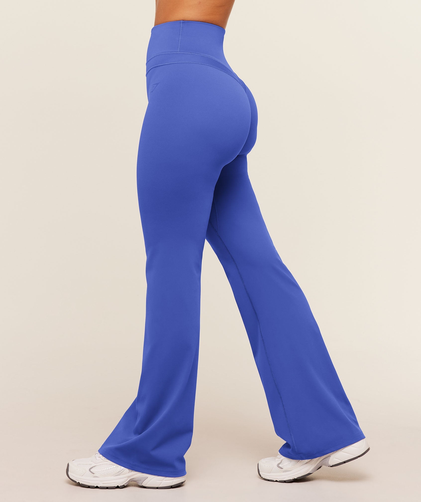 Women's Gymshark Whitney Short Flared Legging Force Blue