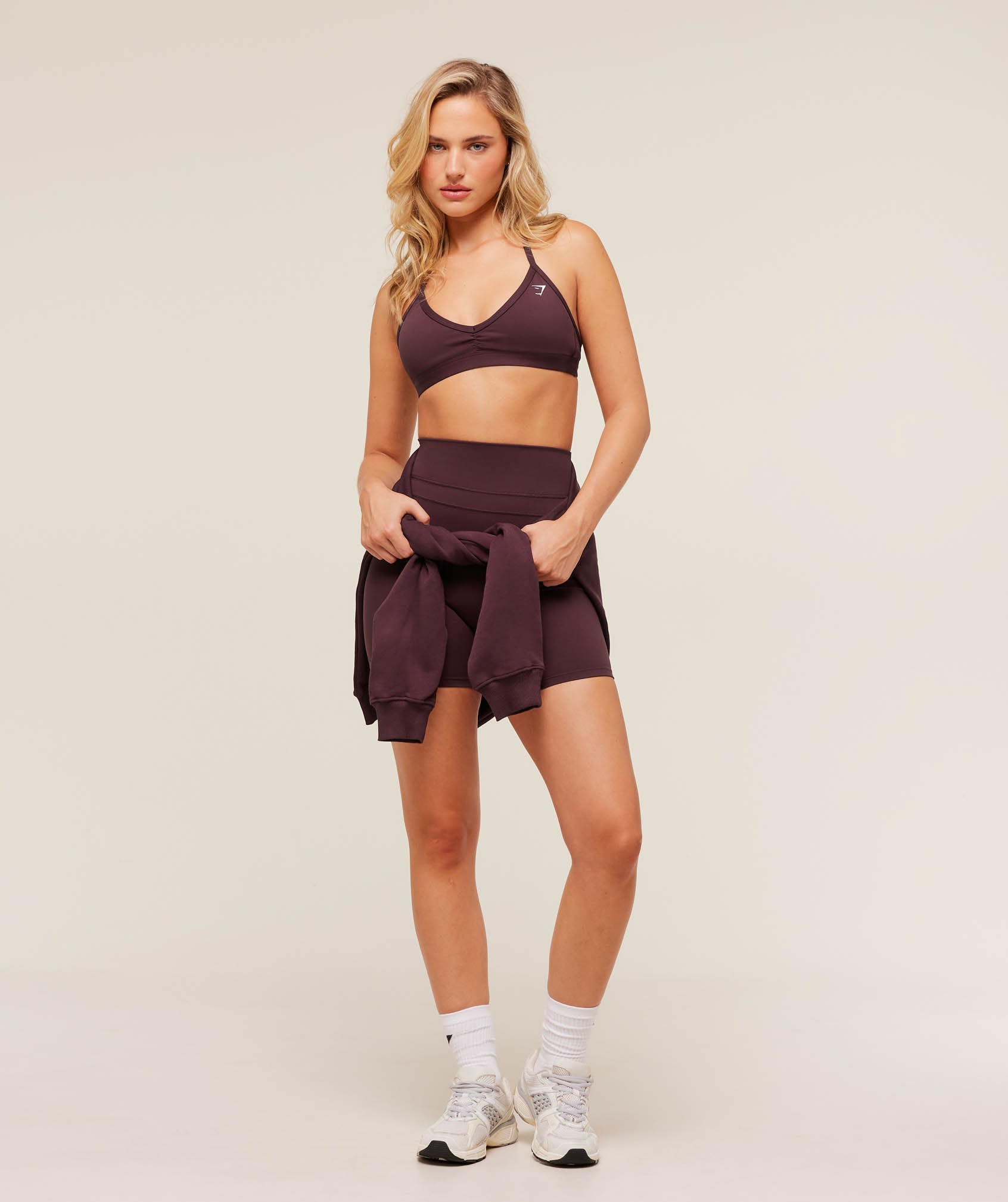 Women's Gymshark Whitney Shorts Cherry Purple