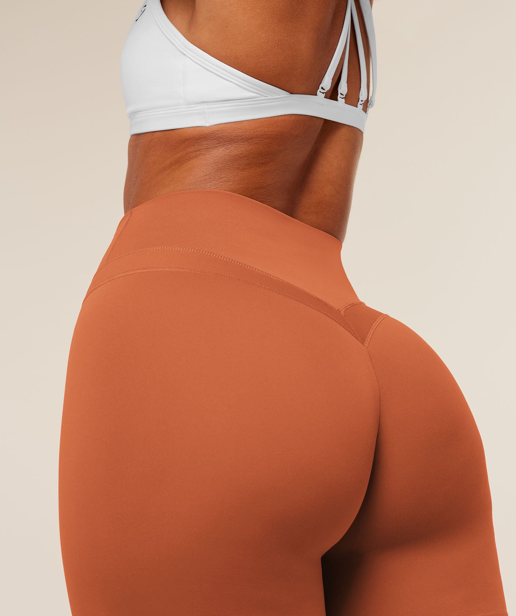 Women's Gymshark Whitney Shorts Terracotta Orange