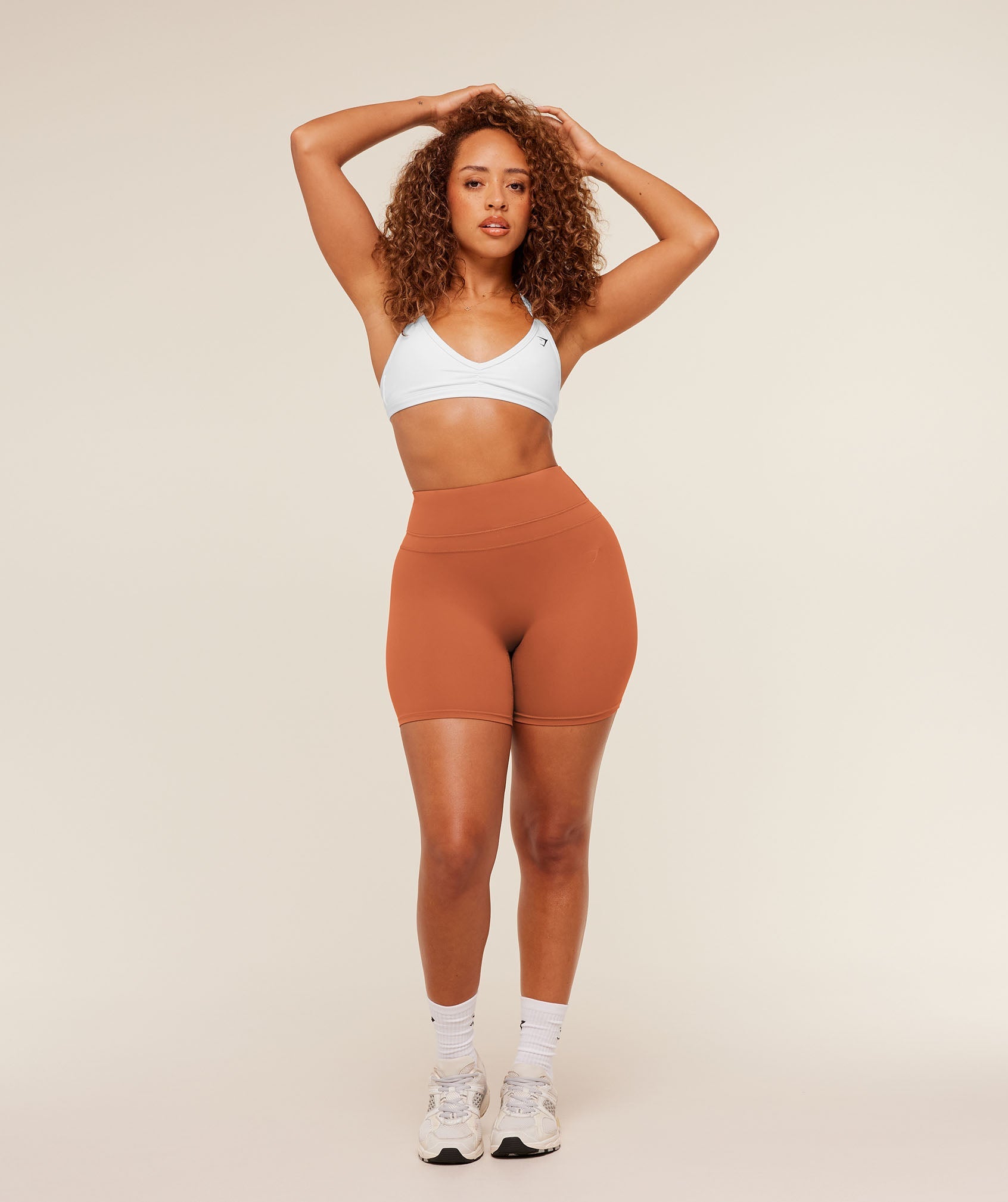 Women's Gymshark Whitney Shorts Terracotta Orange