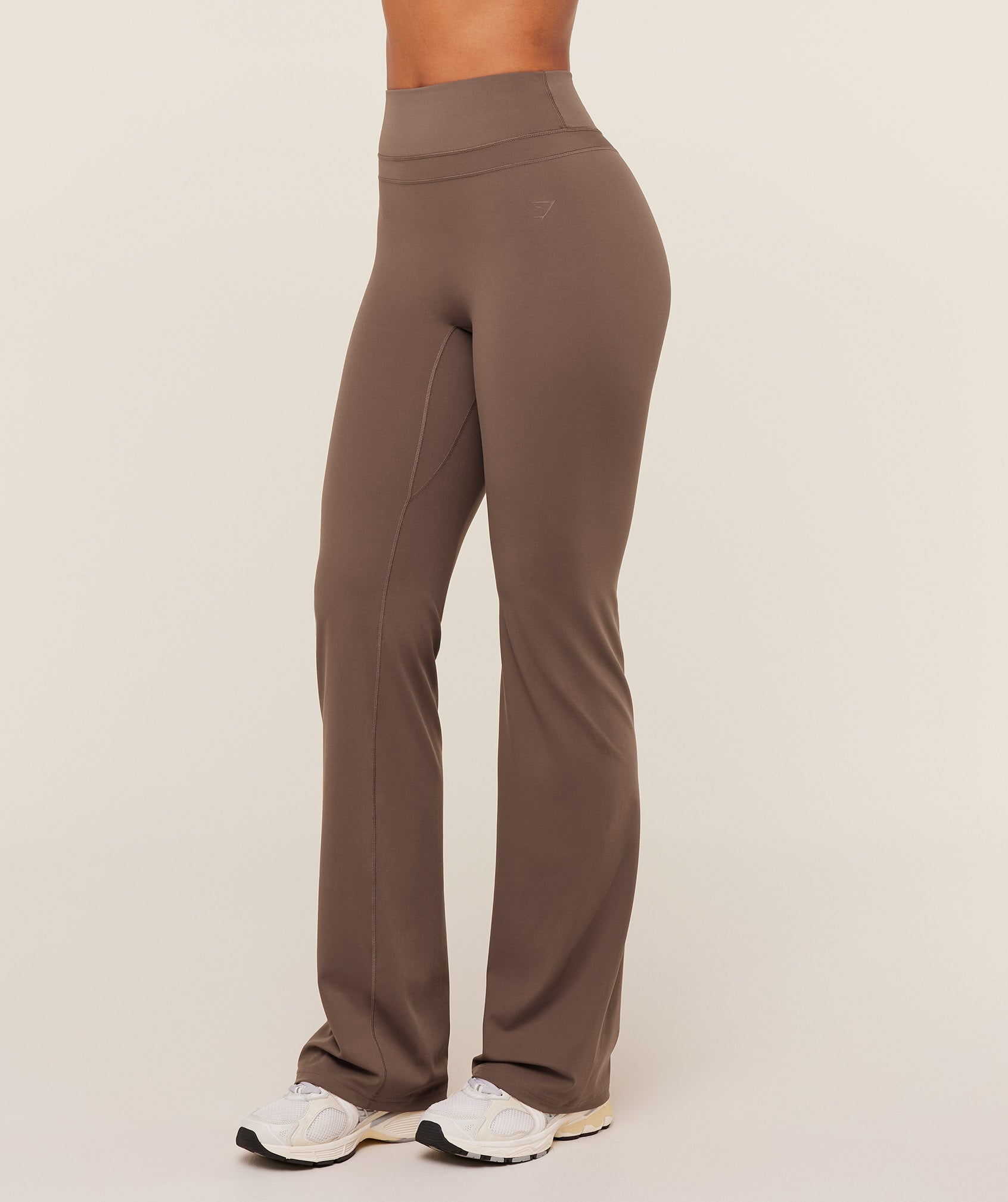 Women's Gymshark Whitney Tall Flared Legging Soft Brown