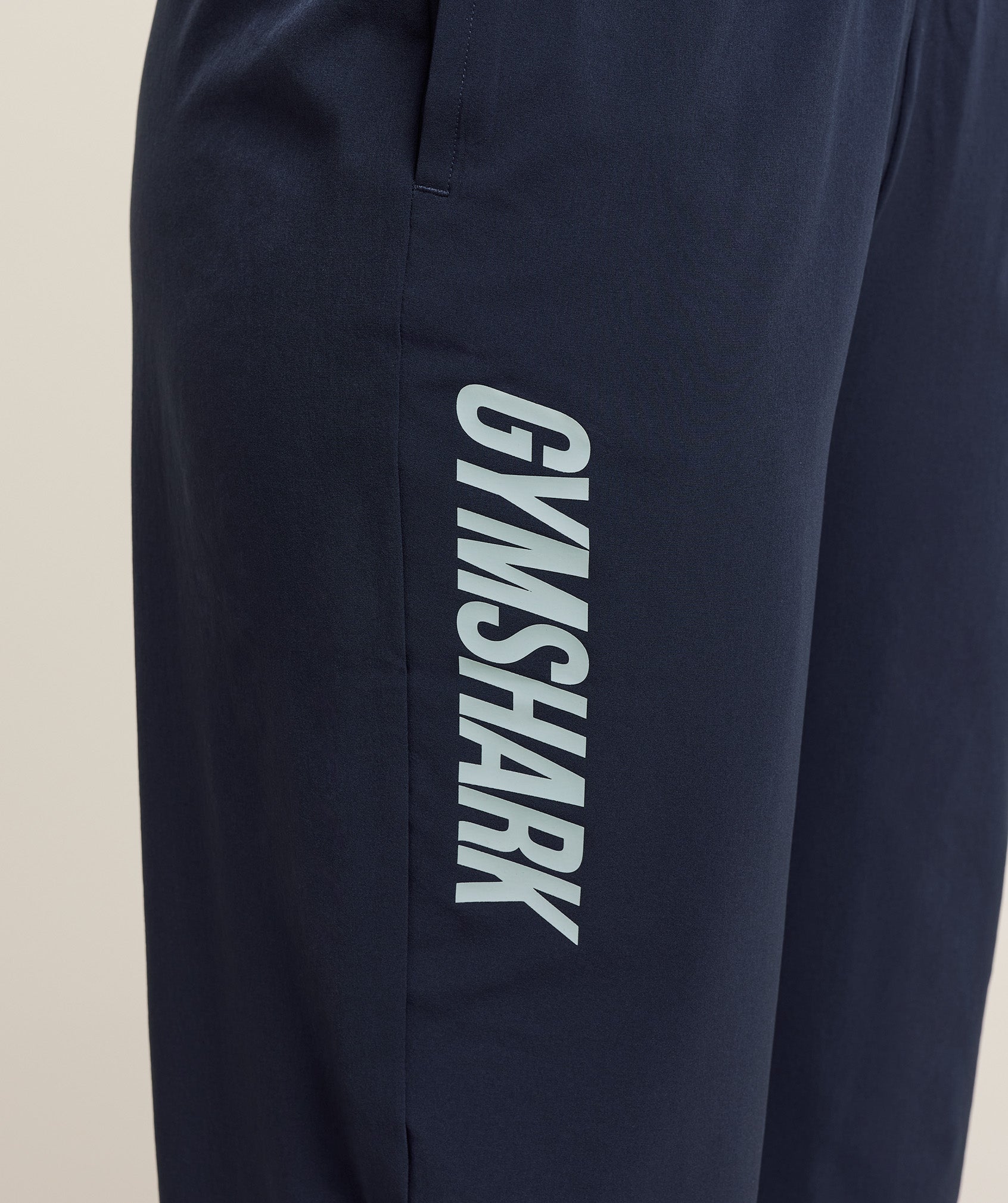 Women's Gymshark Woven Track Straight Leg Pant Heavy Blue