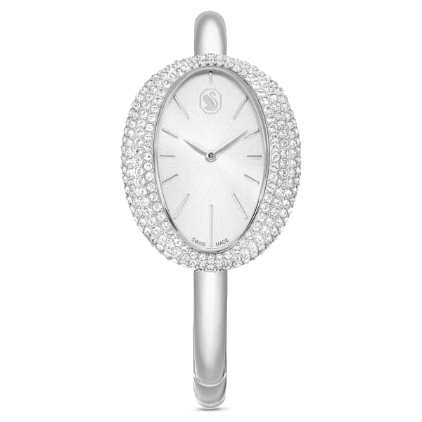 Swarovski Imber Bangle Watch Swiss Made Metal Bracelet Silver Tone Stainless Steel SW5705419