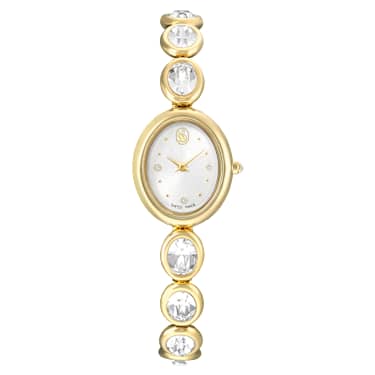 Swarovski Imber Oval Watch Swiss Made Metal Bracelet Gold Tone Gold-Tone Finish SW5754812