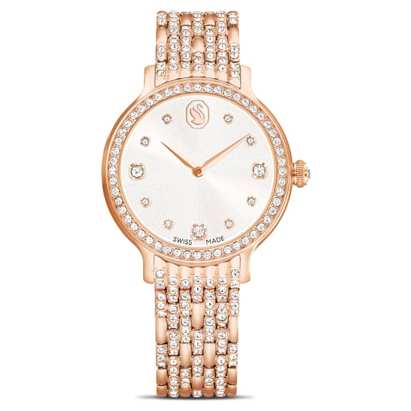 Swarovski Imber Watch Swiss Made Metal Bracelet Rose Gold Tone Rose Gold-Tone Finish SW5713883