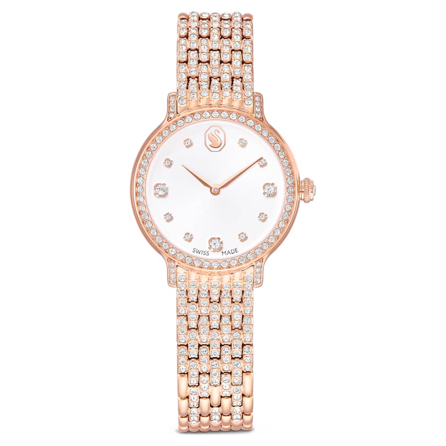 Swarovski Imber Watch Swiss Made Metal Bracelet Rose Gold Tone Rose Gold-Tone Finish SW5741227