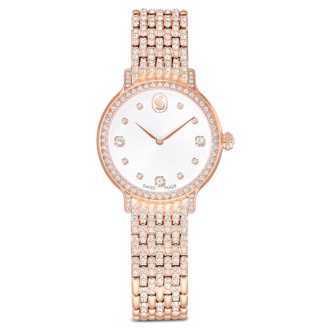 Swarovski Imber Watch Swiss Made Metal Bracelet Rose Gold Tone Rose Gold-Tone Finish SW5741227