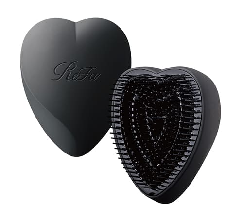 Refa Heart Brush Mat Black