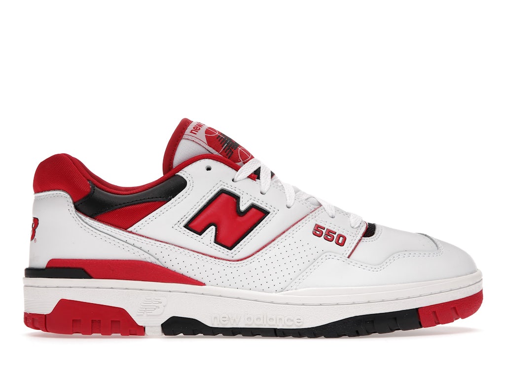 New Balance 550, White Red UK